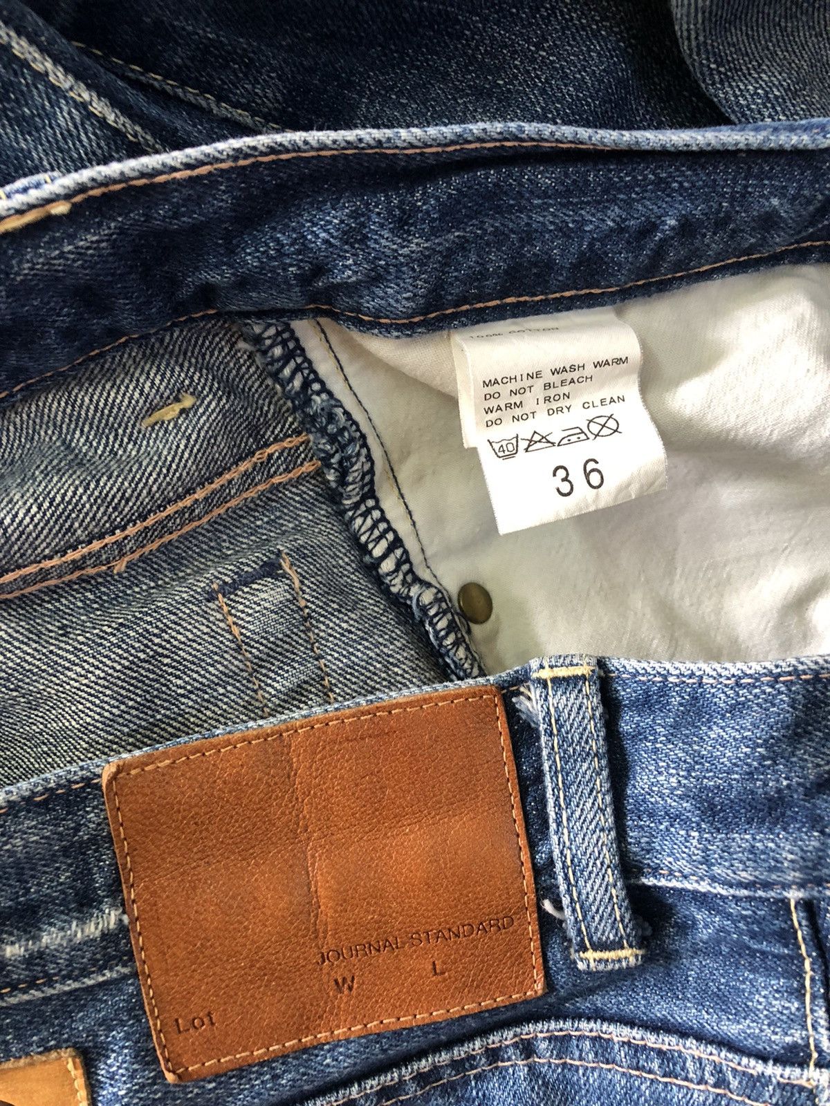 Journal Standard reconstructed jeans distress style #B4 Size US 31 - 7 Thumbnail