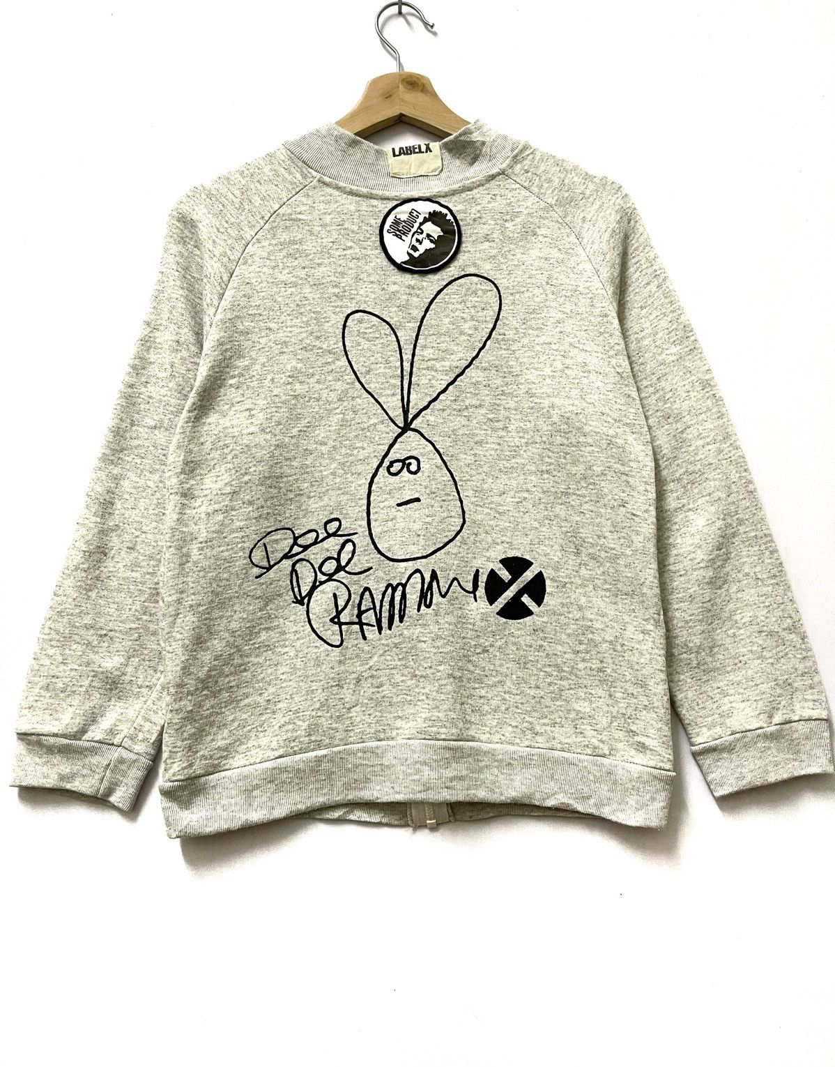 Band Tees × Vintage Label X Dee Dee Ramone Full Zipper Jacket Grey Size US XS / EU 42 / 0 - 1 Thumbnail