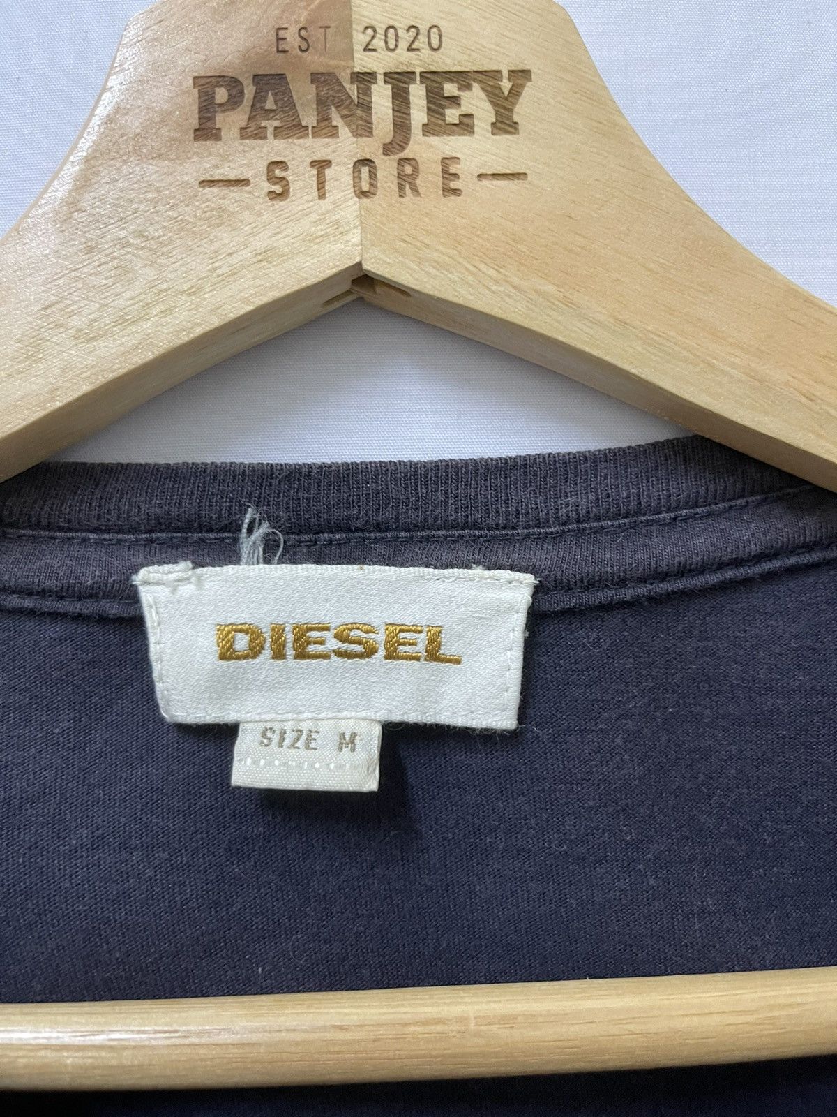 Diesel × Vintage Vintage Diesel Shoes T-shirt Black Size US M / EU 48-50 / 2 - 4 Thumbnail