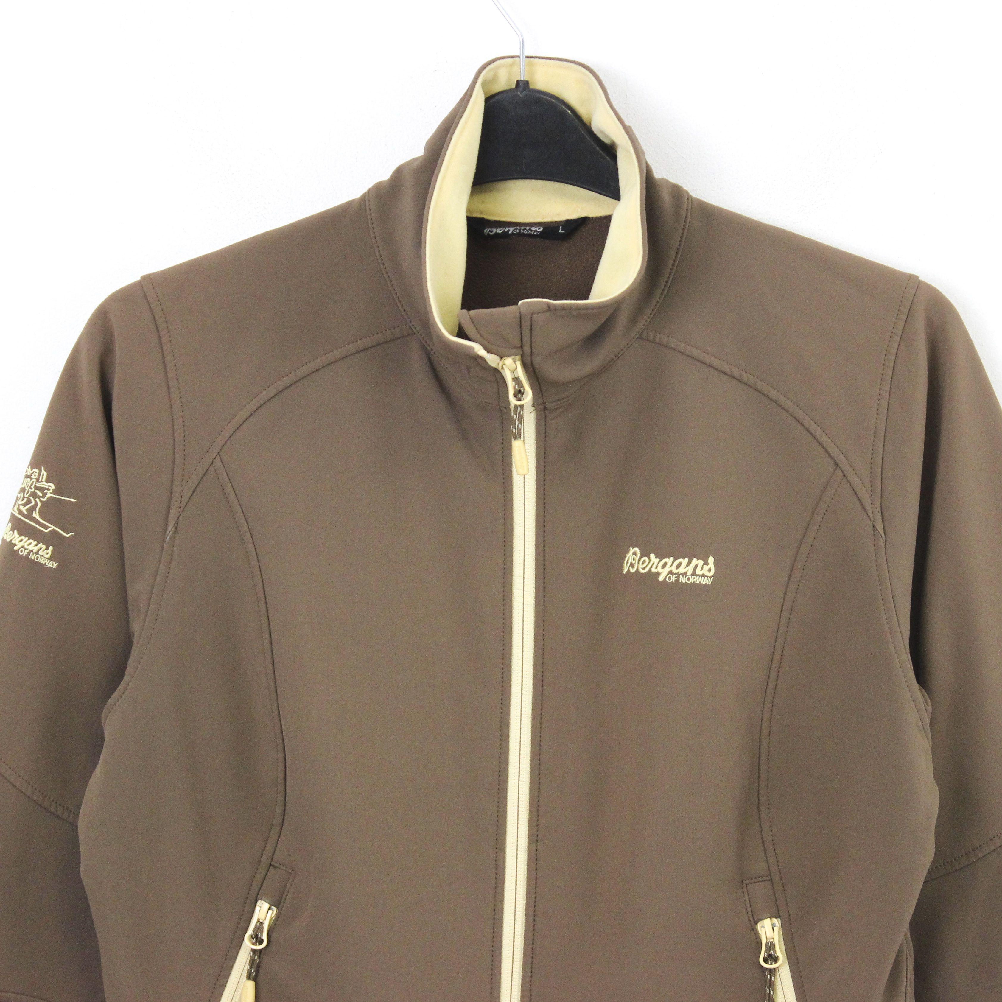 Other BERGANS OF NORWAY Stamsund Lady Jacket Windbreaker Coat Zip Size L / US 10 / IT 46 - 2 Thumbnail