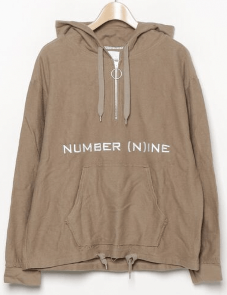 Number (N)ine Number nine Half Zip Pullover Hoodie | Grailed