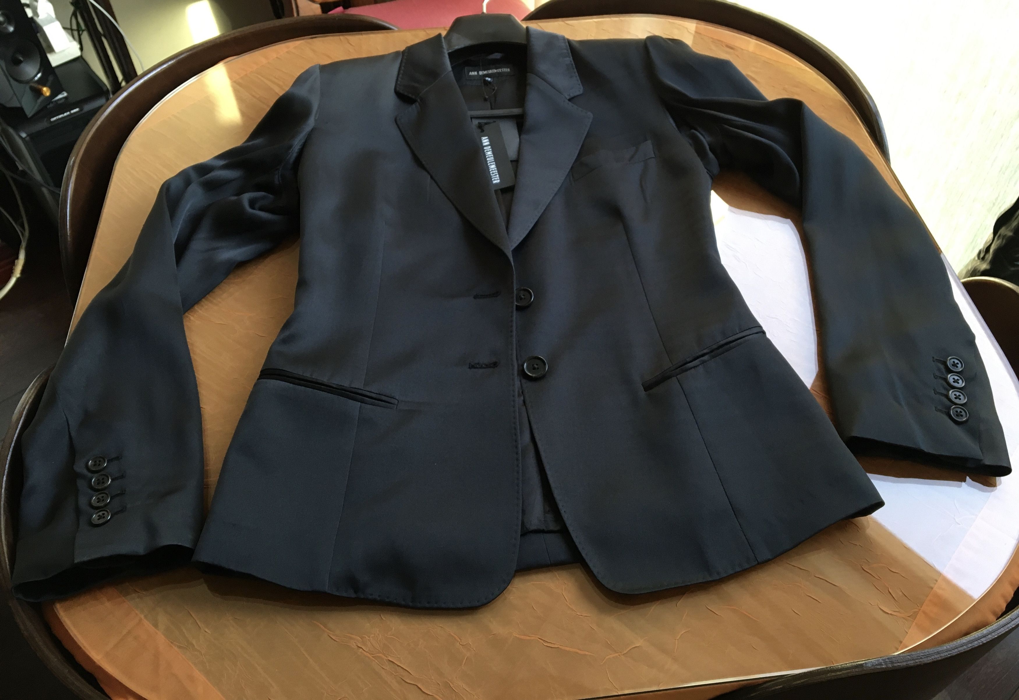 Ann Demeulemeester Silk Blazer designed Detail Size L / US 10 / IT 46 - 1 Thumbnail