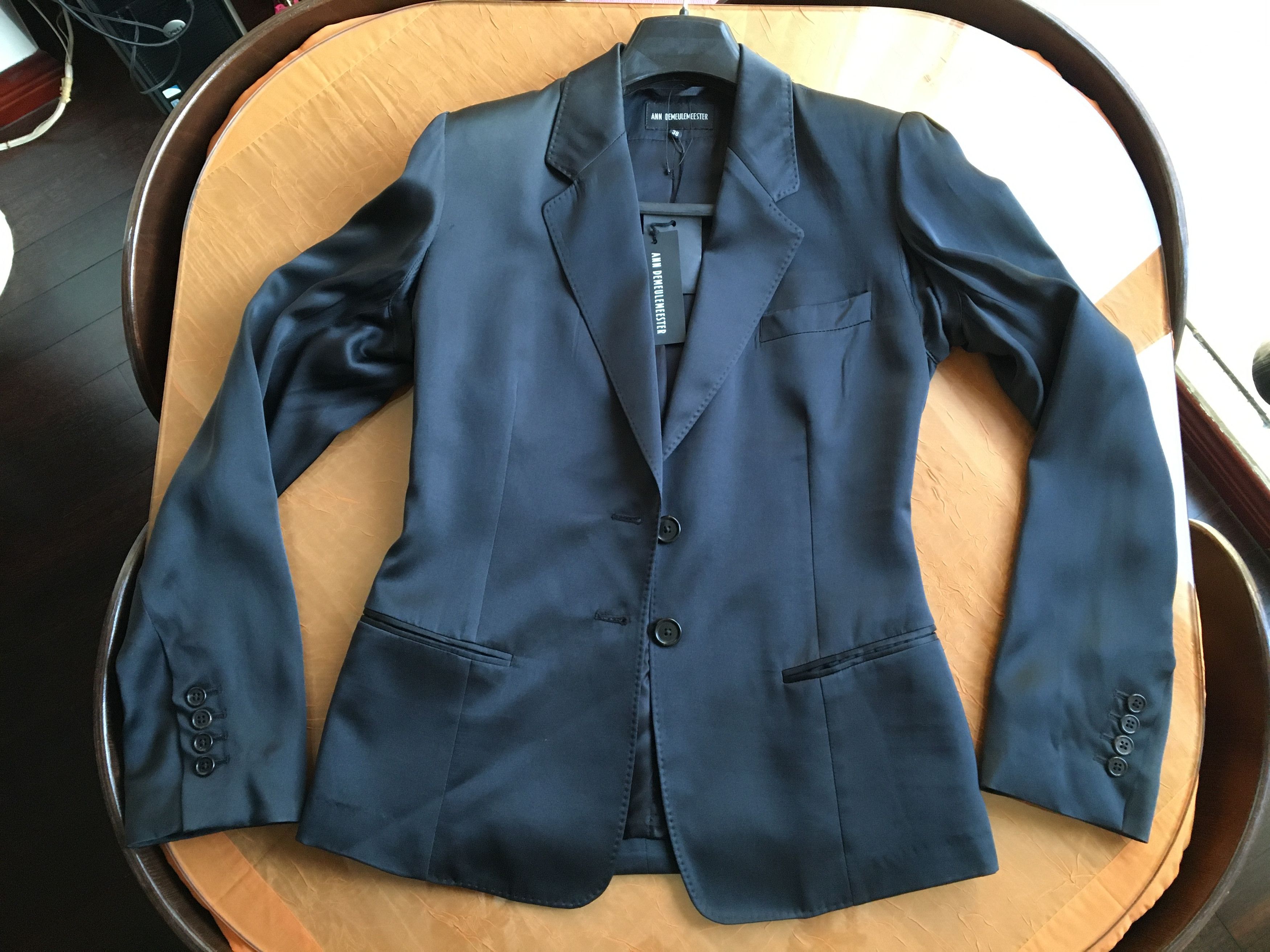 Ann Demeulemeester Silk Blazer designed Detail Size L / US 10 / IT 46 - 4 Thumbnail