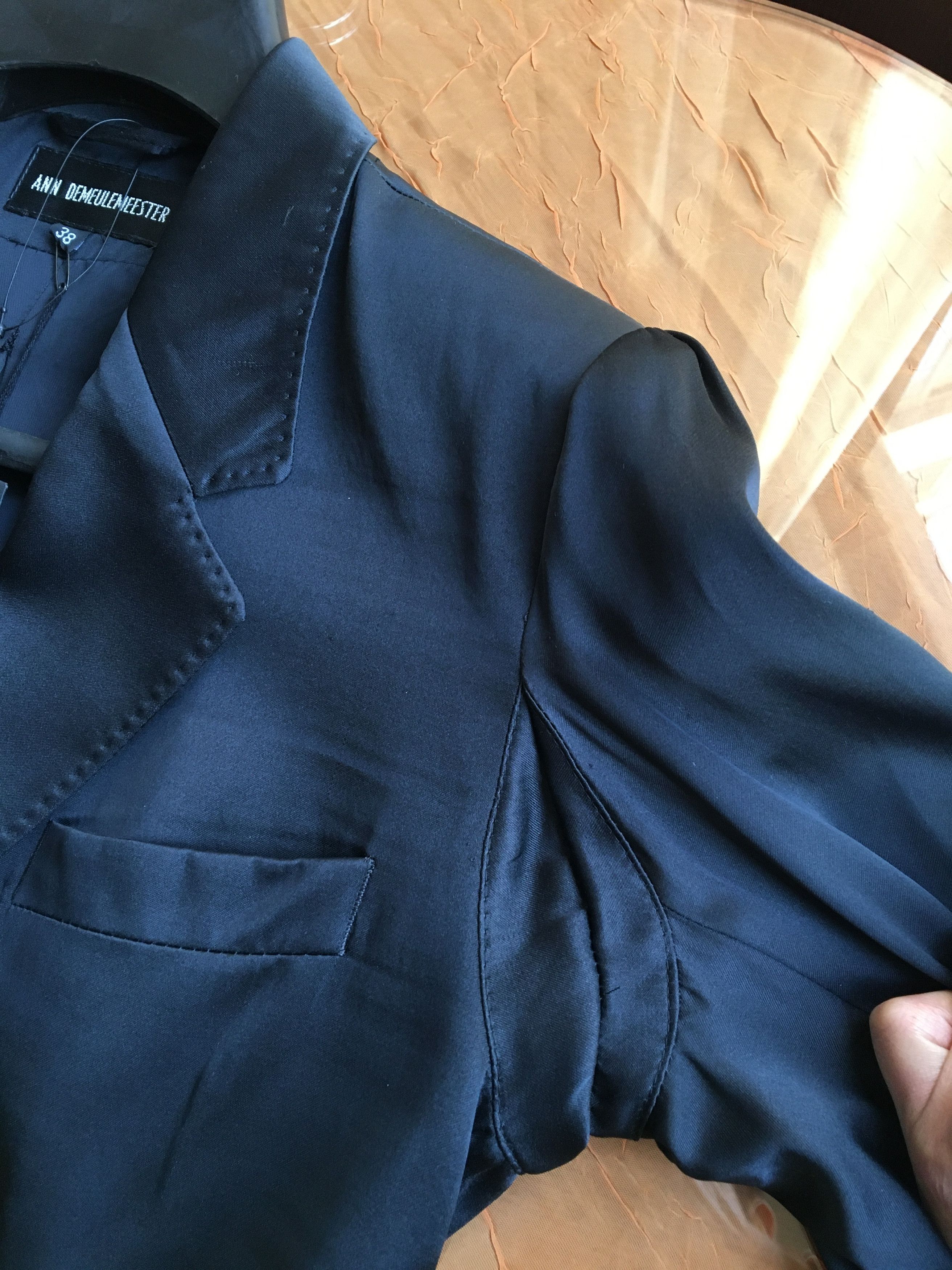 Ann Demeulemeester Silk Blazer designed Detail Size L / US 10 / IT 46 - 3 Thumbnail