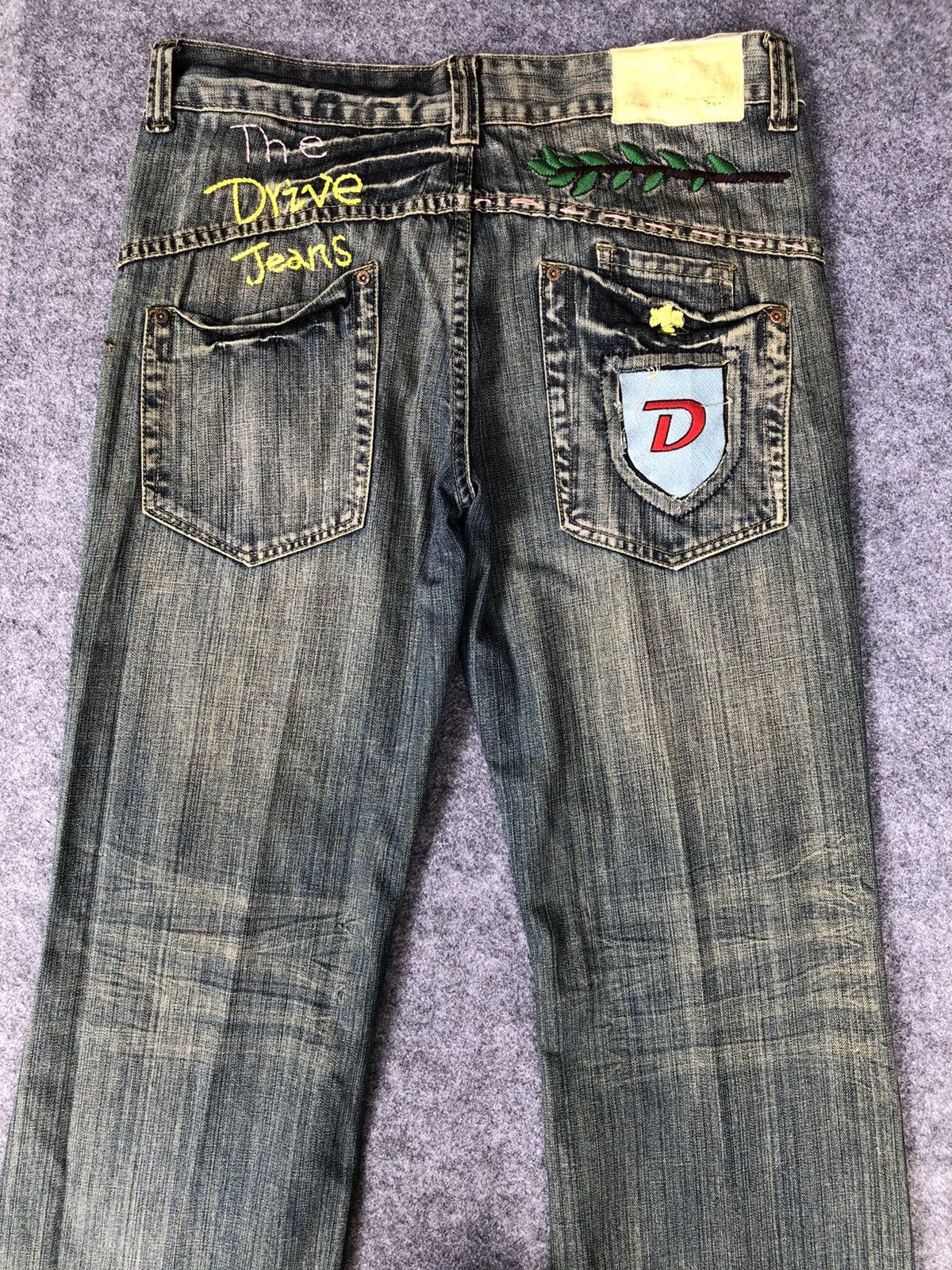 Japanese Brand Rare🔥 Japanese Exotic Vintage Denim Bootcut Jeans Size 36" / US 14 / IT 50 - 4 Thumbnail