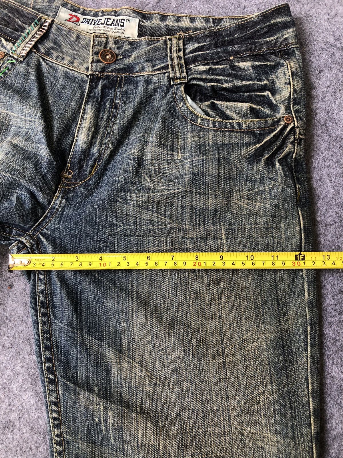 Japanese Brand Rare🔥 Japanese Exotic Vintage Denim Bootcut Jeans Size 36" / US 14 / IT 50 - 11 Thumbnail