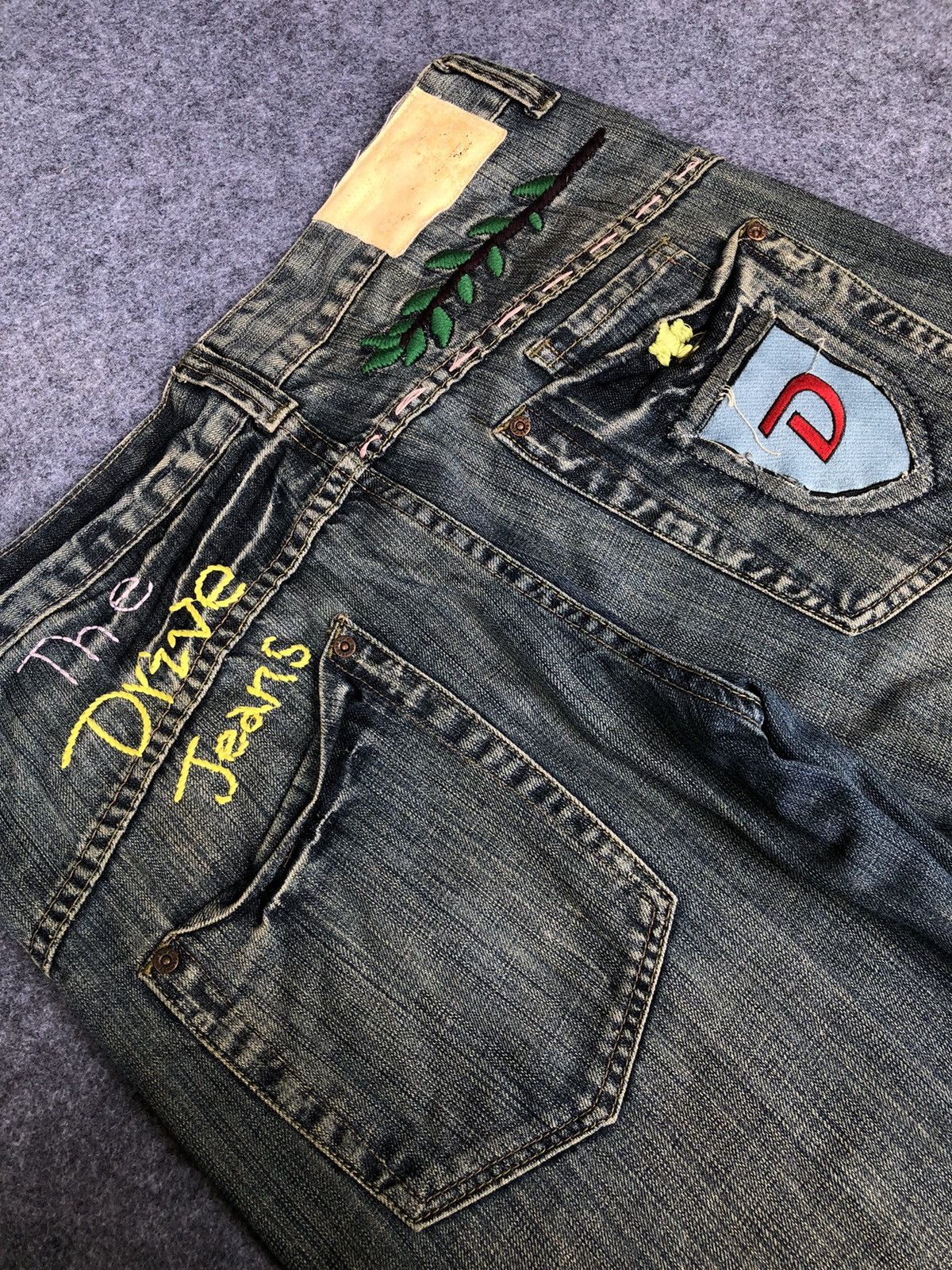 Japanese Brand Rare🔥 Japanese Exotic Vintage Denim Bootcut Jeans Size 36" / US 14 / IT 50 - 5 Thumbnail