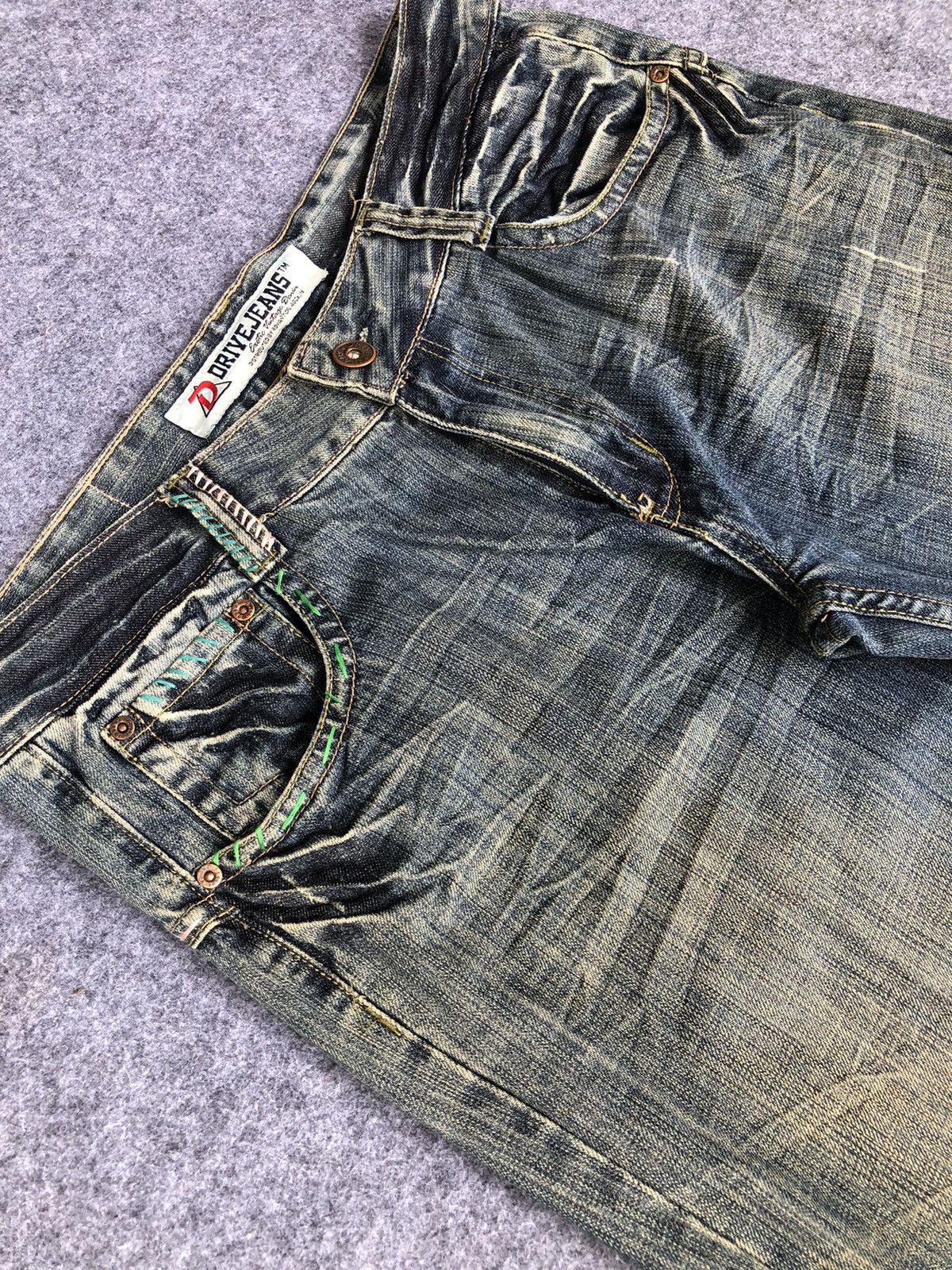 Japanese Brand Rare🔥 Japanese Exotic Vintage Denim Bootcut Jeans Size 36" / US 14 / IT 50 - 3 Thumbnail