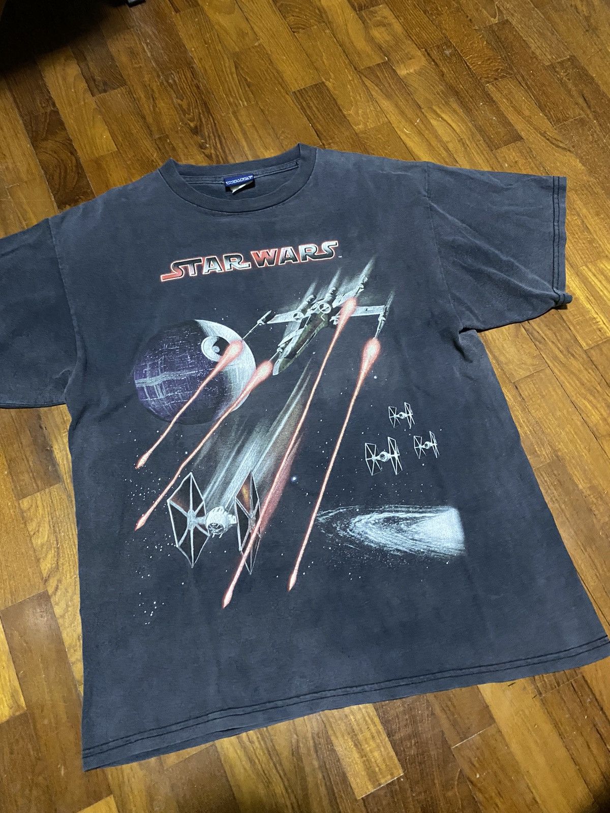 Star Wars × Vintage Vintage ‘99 Star Wars X-Wing Death Star Tie Fighter Tee Size US M / EU 48-50 / 2 - 3 Thumbnail