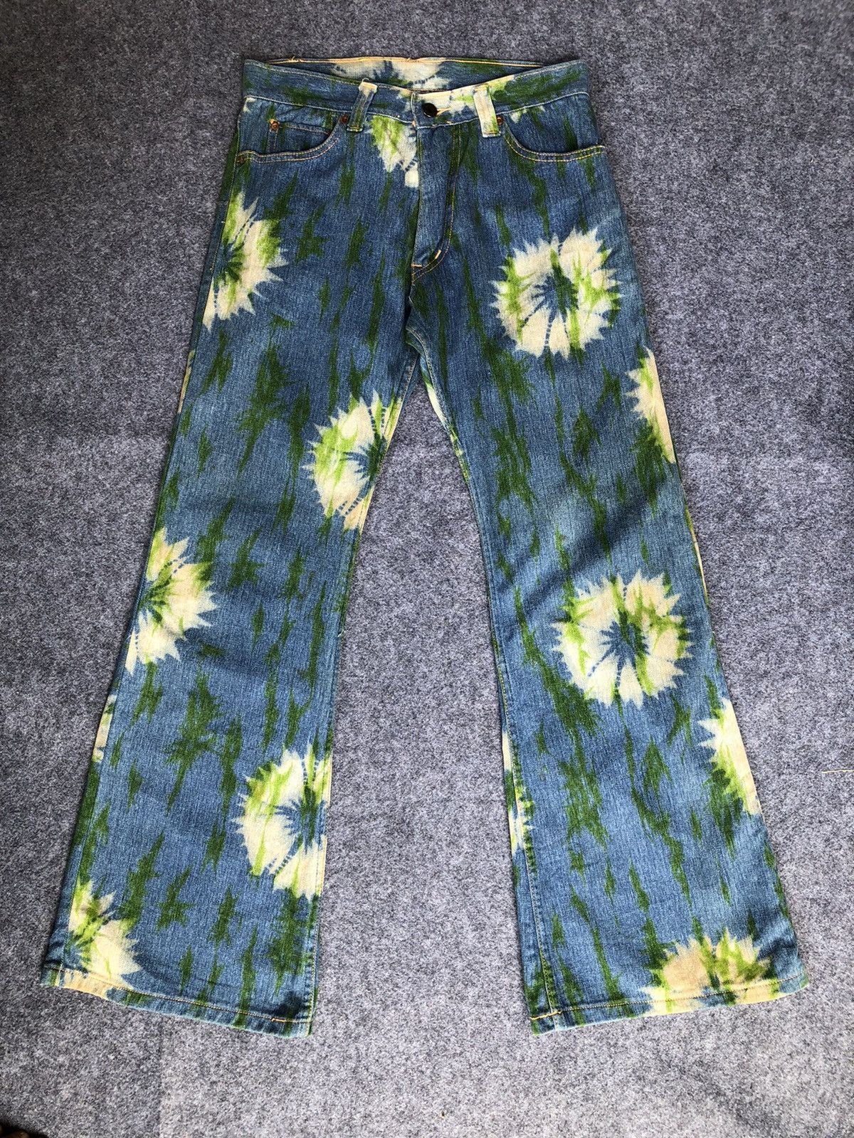 Japanese Brand RARE‼️Vtg70s JOY Hysteric Design Flared Bootcut Jean Size US 28 / EU 44 - 1 Thumbnail