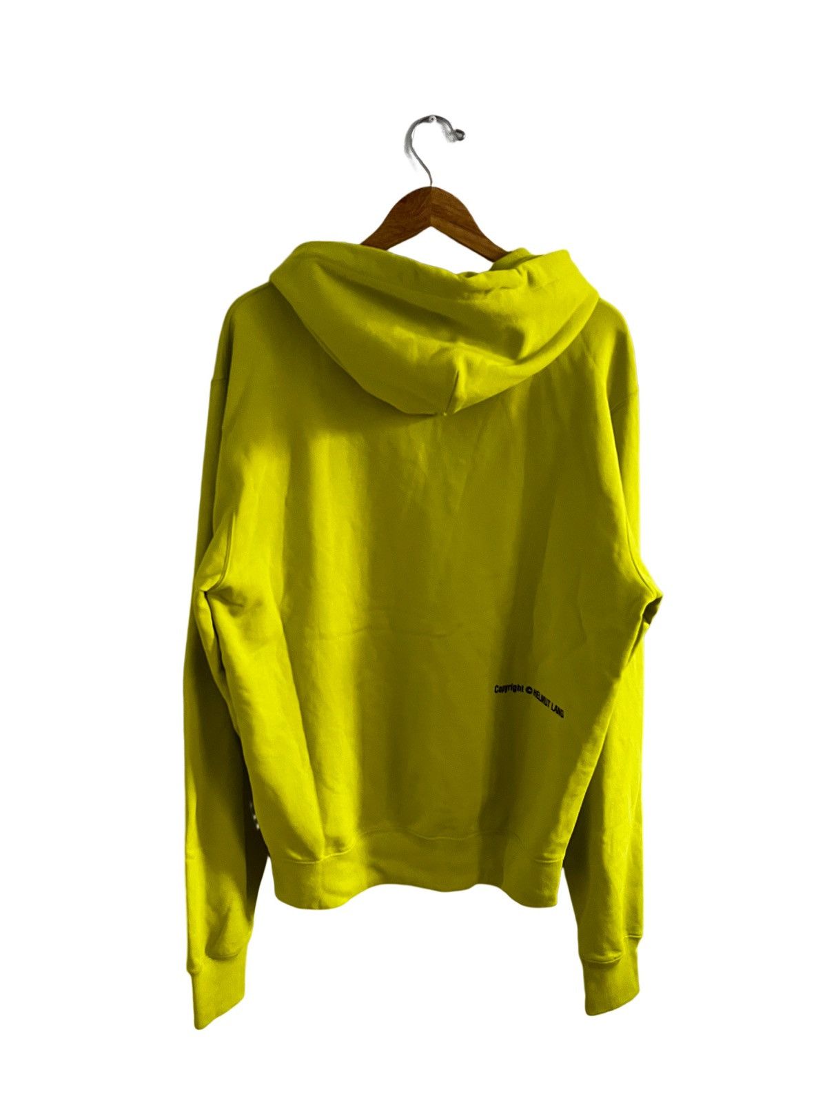 Helmut Lang Helmut Lang Green NYC NYO Graphic Print Unisex Hoodie Size M Size US M / EU 48-50 / 2 - 2 Thumbnail