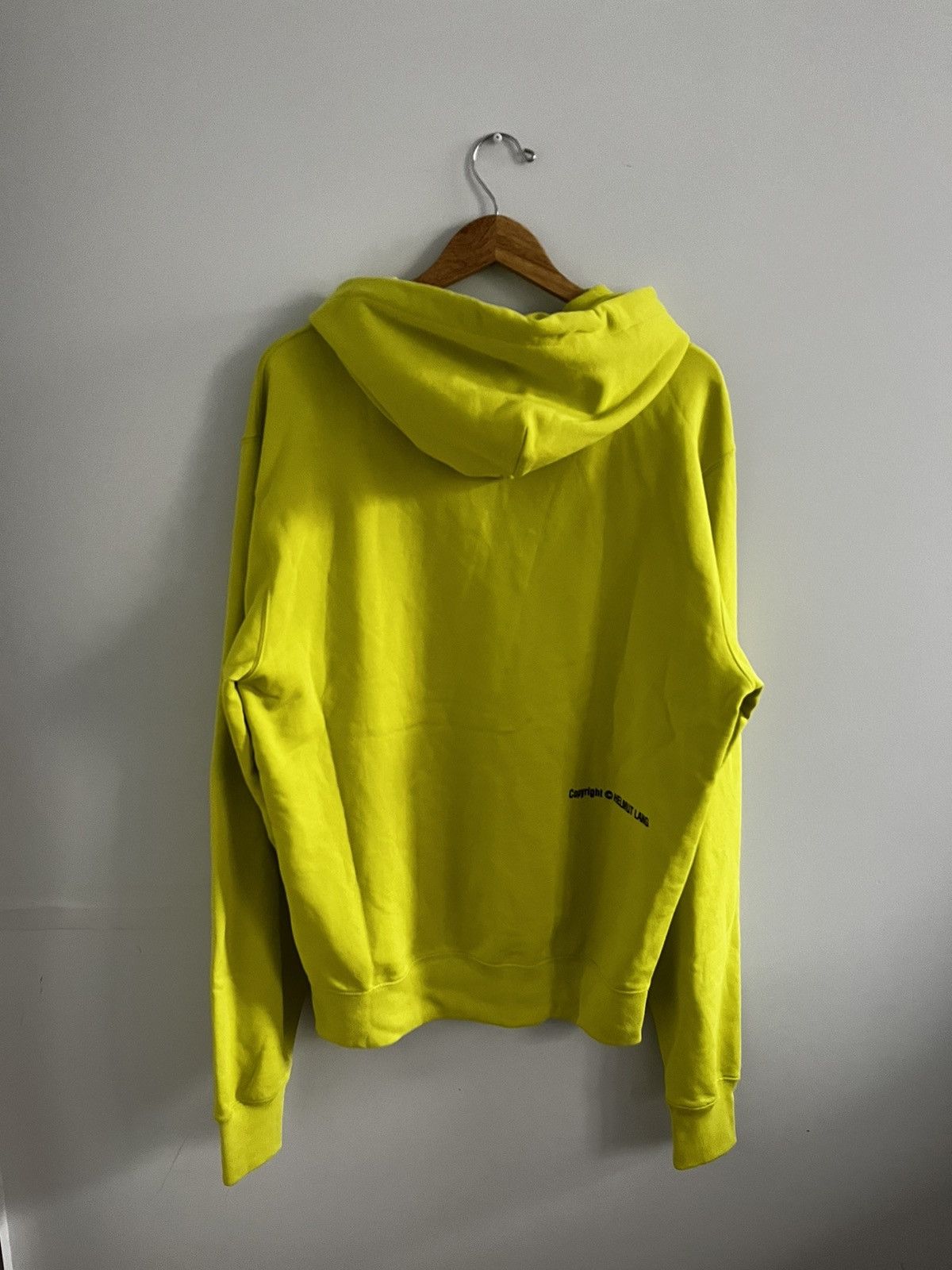 Helmut Lang Helmut Lang Green NYC NYO Graphic Print Unisex Hoodie Size M Size US M / EU 48-50 / 2 - 6 Thumbnail