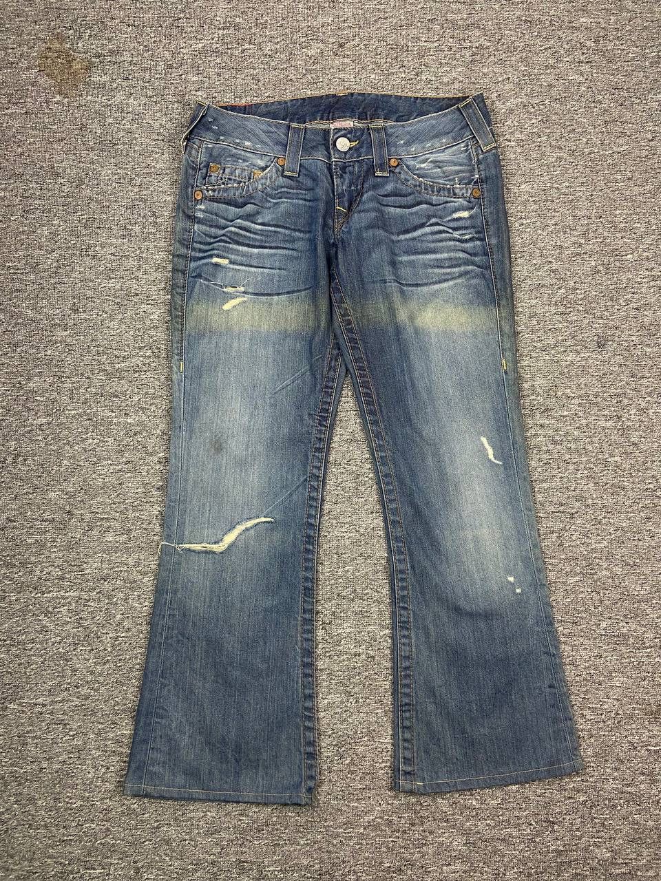 True Religion Vintage True Religion Flared Denim Jeans Bootcut Size 32" / US 10 / IT 46 - 1 Thumbnail