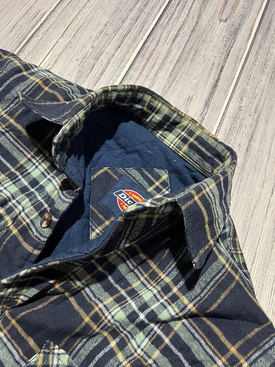 Dickies Vintage Dickies Flannel Plaid Shirt Long Sleeve Buttons Size US L / EU 52-54 / 3 - 6 Thumbnail