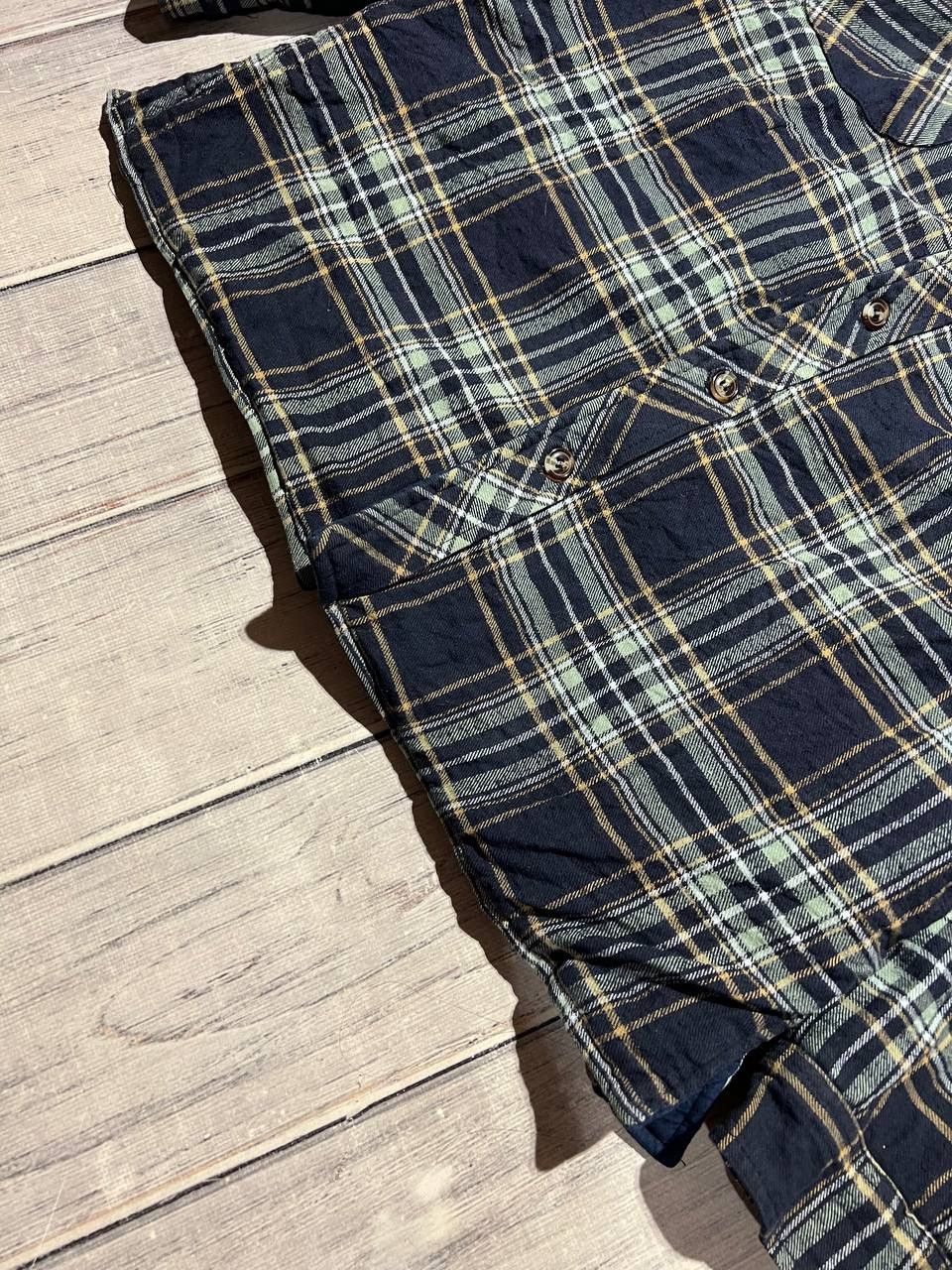 Dickies Vintage Dickies Flannel Plaid Shirt Long Sleeve Buttons Size US L / EU 52-54 / 3 - 5 Thumbnail