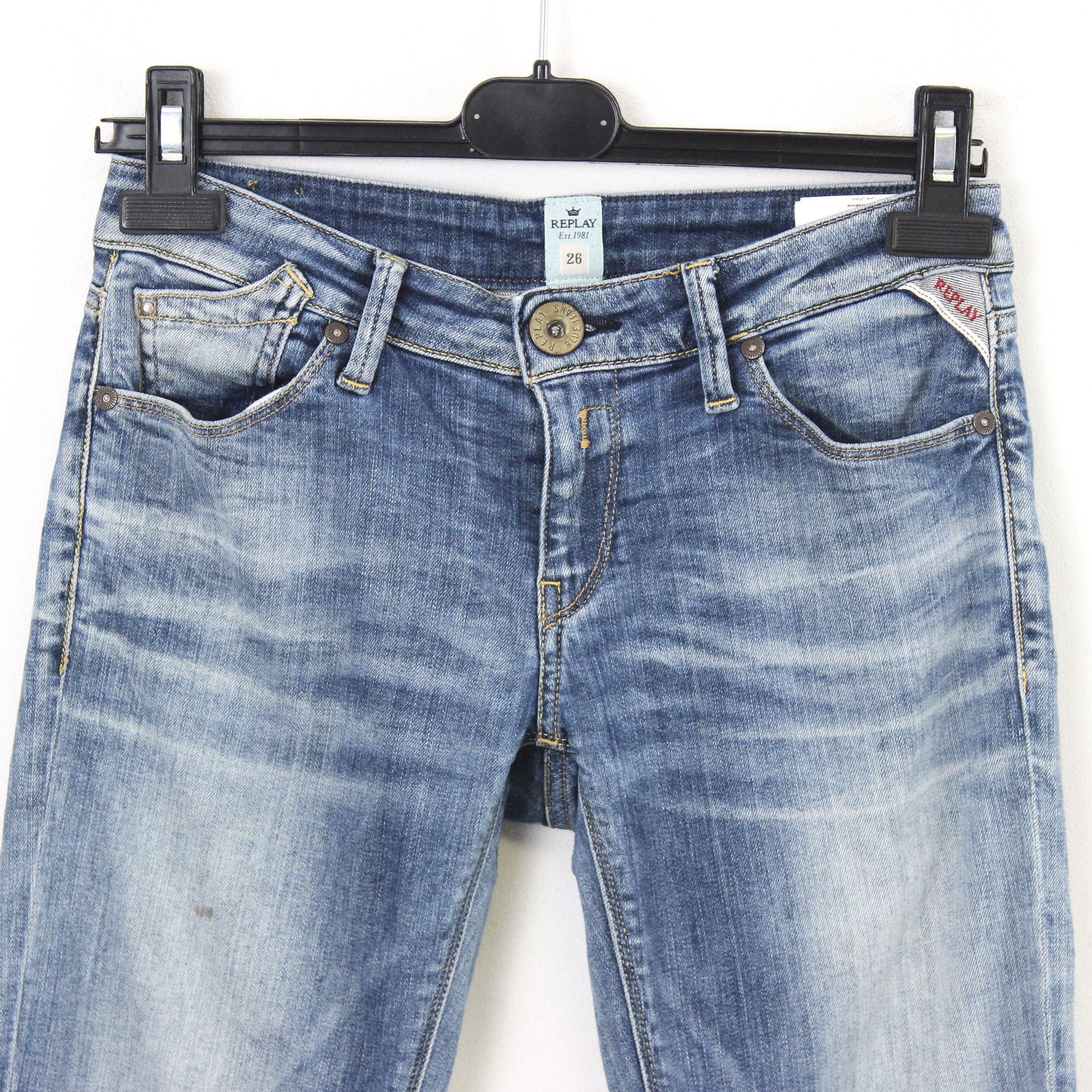 Replay ROCKXANNE W26 L32 Slim Jeans Denim Pants Stretchy Trousers Size 26" / US 2 / IT 38 - 2 Thumbnail