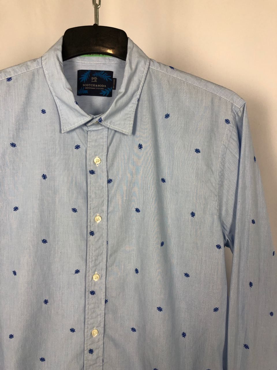 Scotch & Soda Scotch & soda shirt long sleeve blue size L Size US L / EU 52-54 / 3 - 2 Thumbnail