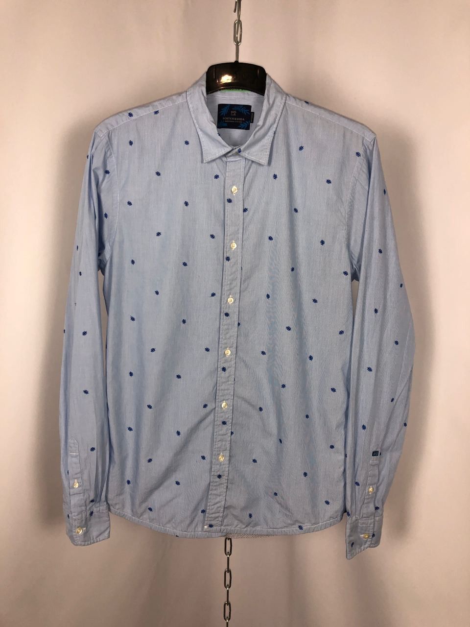 Scotch & Soda Scotch & soda shirt long sleeve blue size L Size US L / EU 52-54 / 3 - 1 Thumbnail