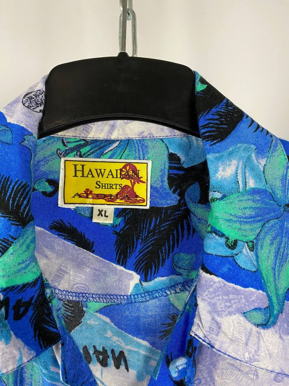 Vintage Hawaiian shirts vintage blue shorts sleeve size XL Size US XXL / EU 58 / 5 - 3 Thumbnail