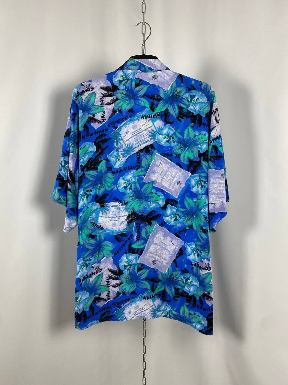 Vintage Hawaiian shirts vintage blue shorts sleeve size XL Size US XXL / EU 58 / 5 - 4 Thumbnail