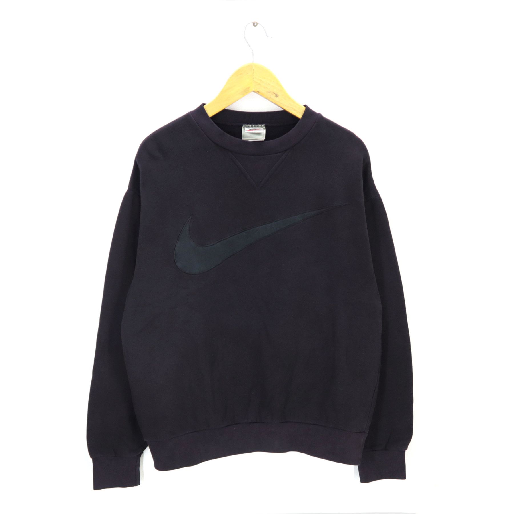 Nike Big Logo Embroidered Big Swoosh Sweatshirt Crewneck