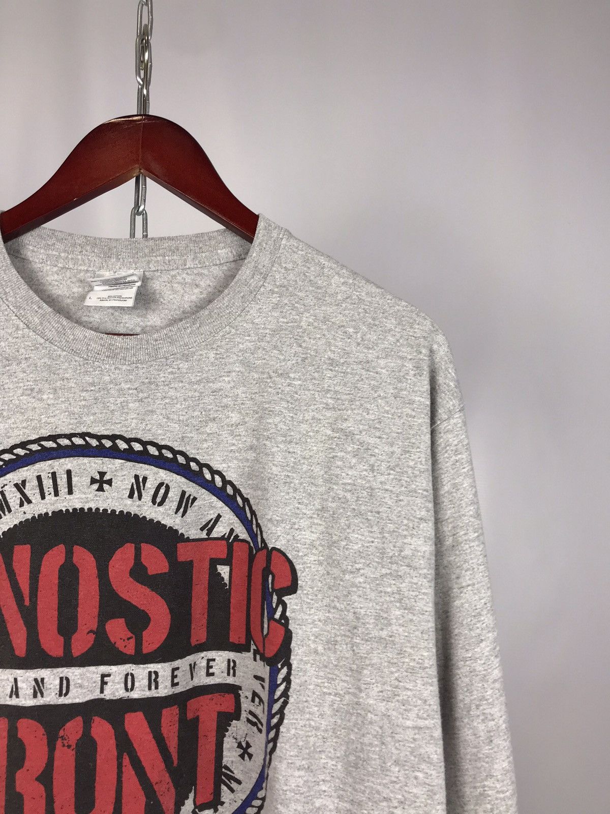 Band Tees Agnostic Front vintage rock band longsleeve Size US L / EU 52-54 / 3 - 2 Thumbnail