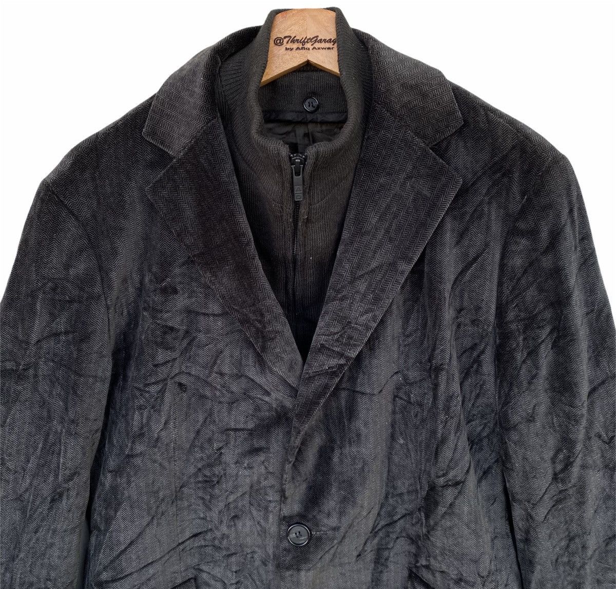Adolfo Dominguez Adolfo Dominguez Double Collar Velvet Parkas/Trench Coat Size US L / EU 52-54 / 3 - 2 Thumbnail