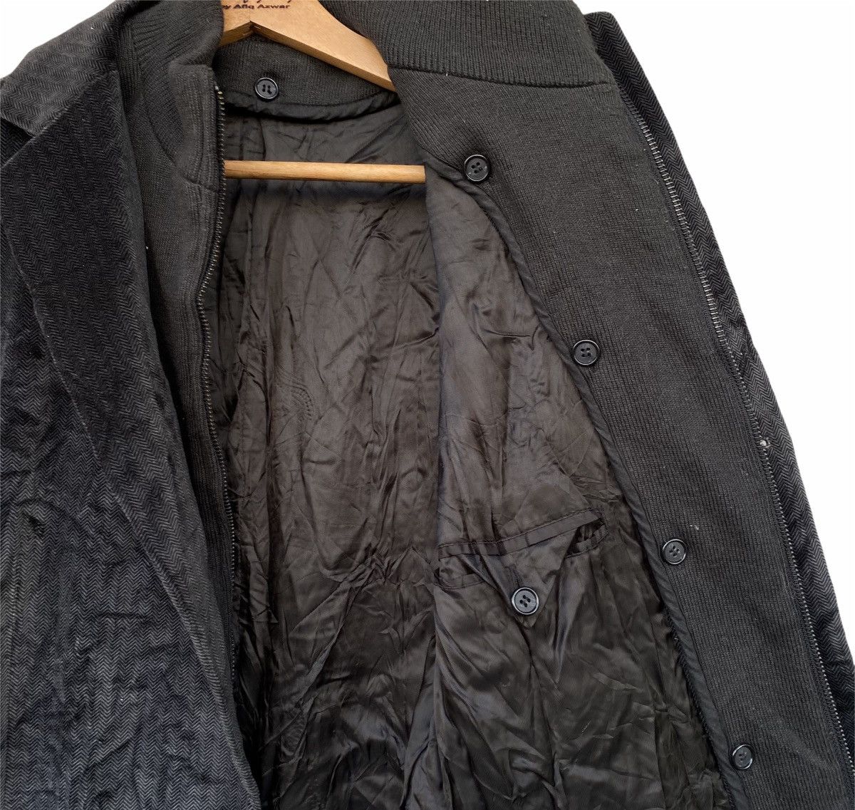 Adolfo Dominguez Adolfo Dominguez Double Collar Velvet Parkas/Trench Coat Size US L / EU 52-54 / 3 - 8 Thumbnail