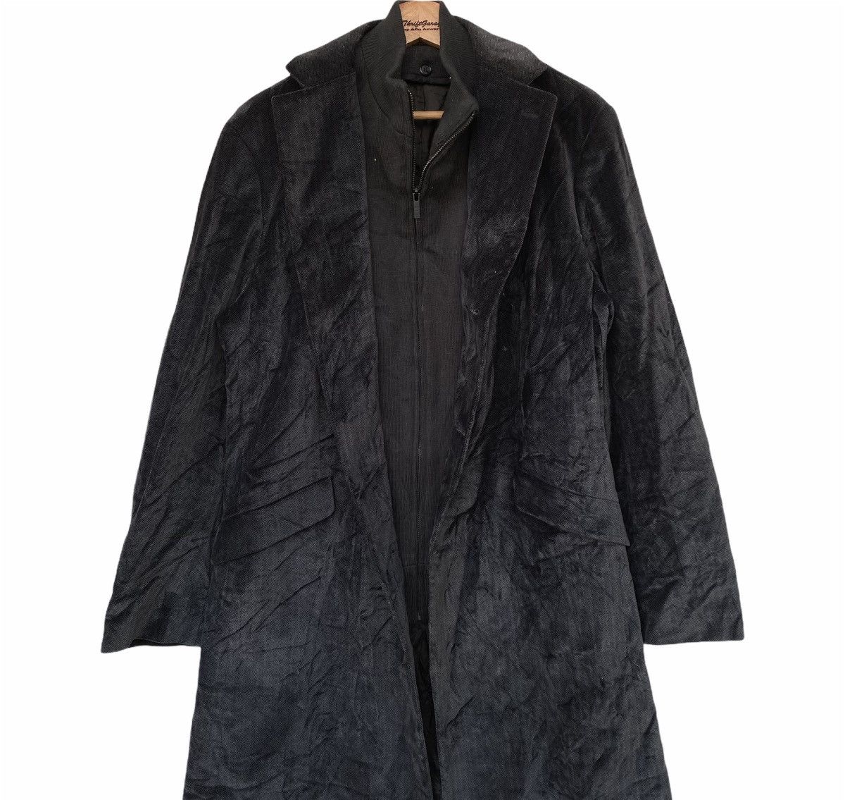 Adolfo Dominguez Adolfo Dominguez Double Collar Velvet Parkas/Trench Coat Size US L / EU 52-54 / 3 - 7 Thumbnail