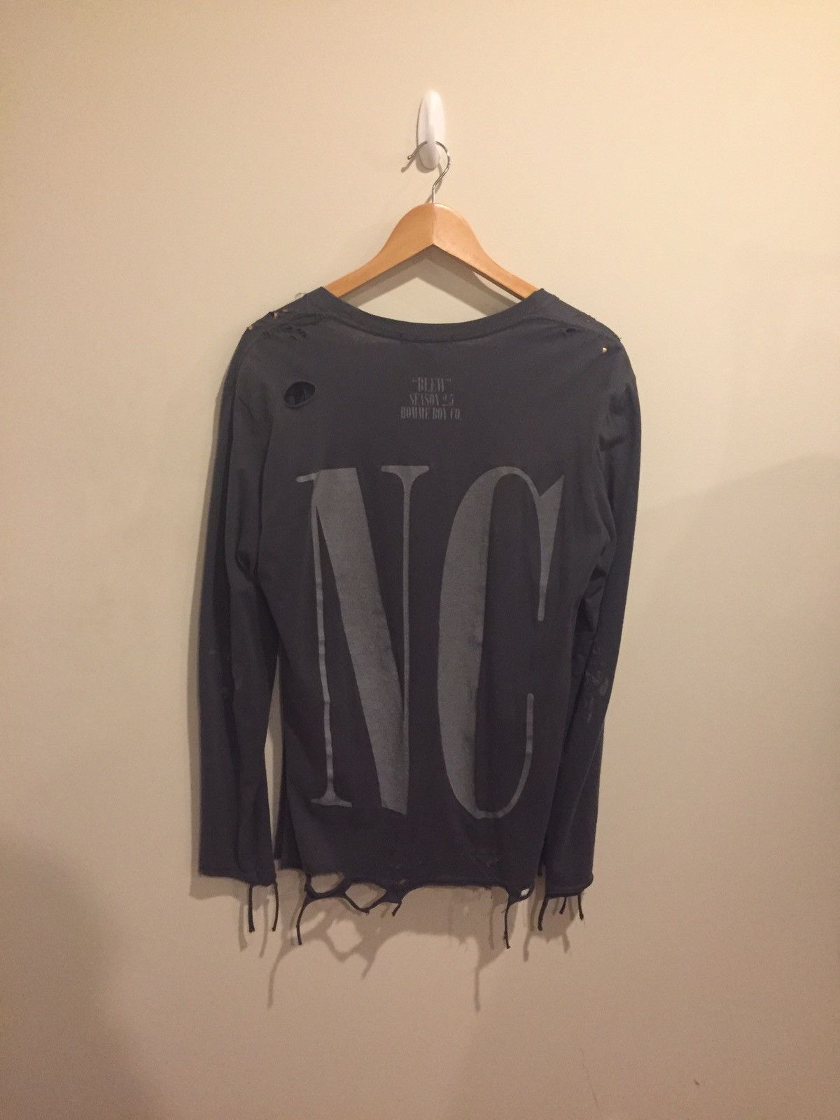 HOMME BOY CO. Distressed Negative Creep long sleeve Size US S / EU 44-46 / 1 - 2 Thumbnail