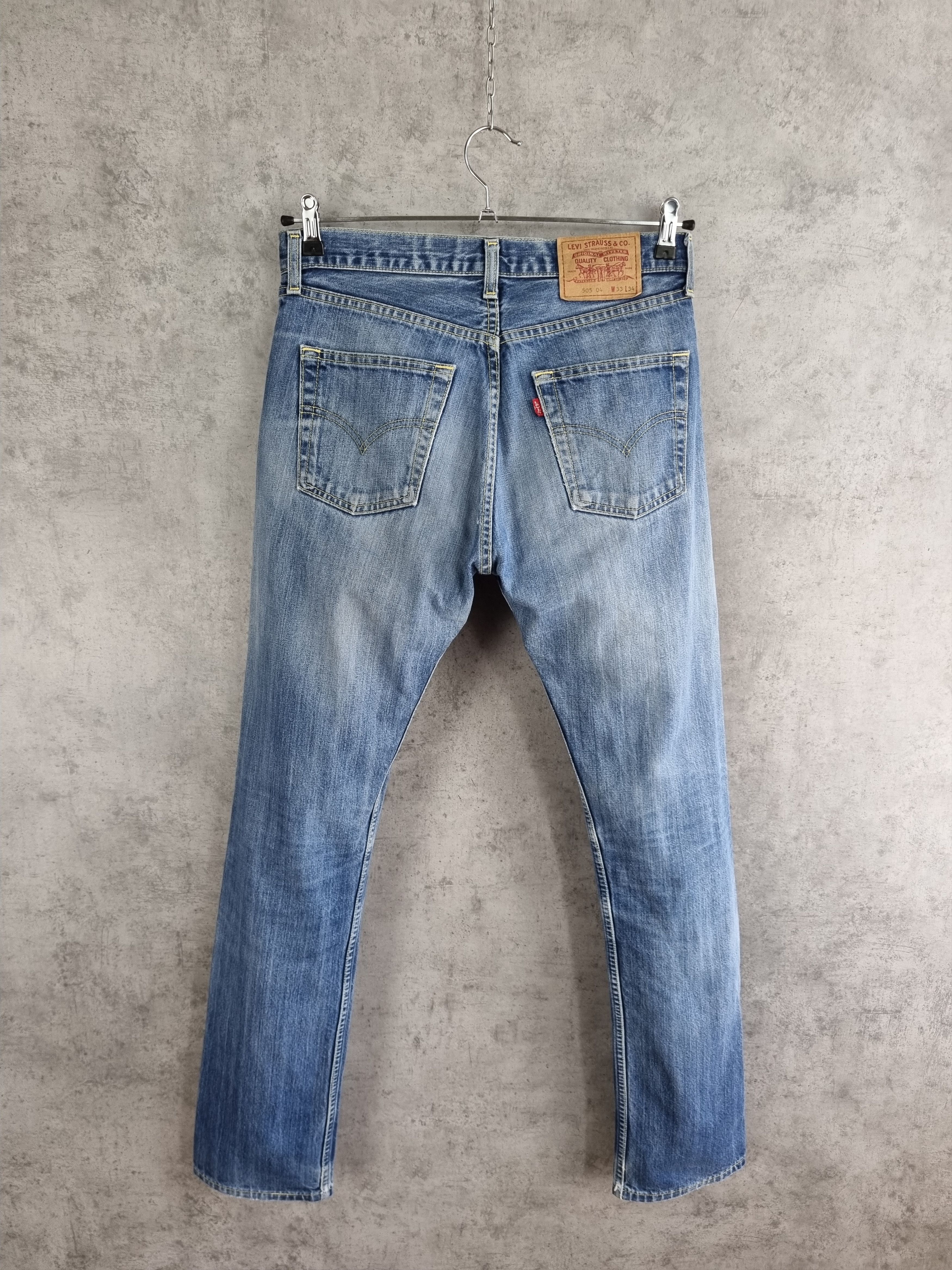 LVC × Levi's × Levi's Vintage Clothing 1998 Faded Levis 505 Thrashed Jeans CHROME HEARTS style Size US 32 / EU 48 - 2 Thumbnail