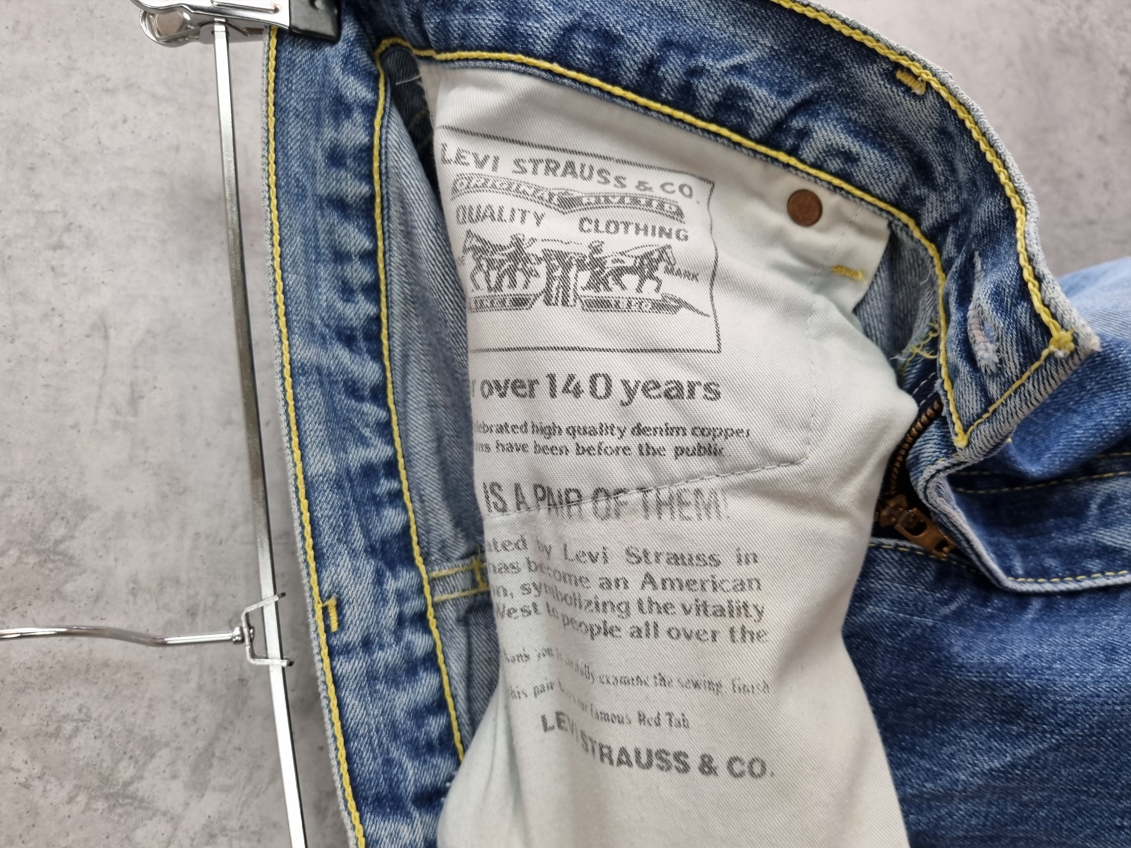 LVC × Levi's × Levi's Vintage Clothing 1998 Faded Levis 505 Thrashed Jeans CHROME HEARTS style Size US 32 / EU 48 - 11 Thumbnail