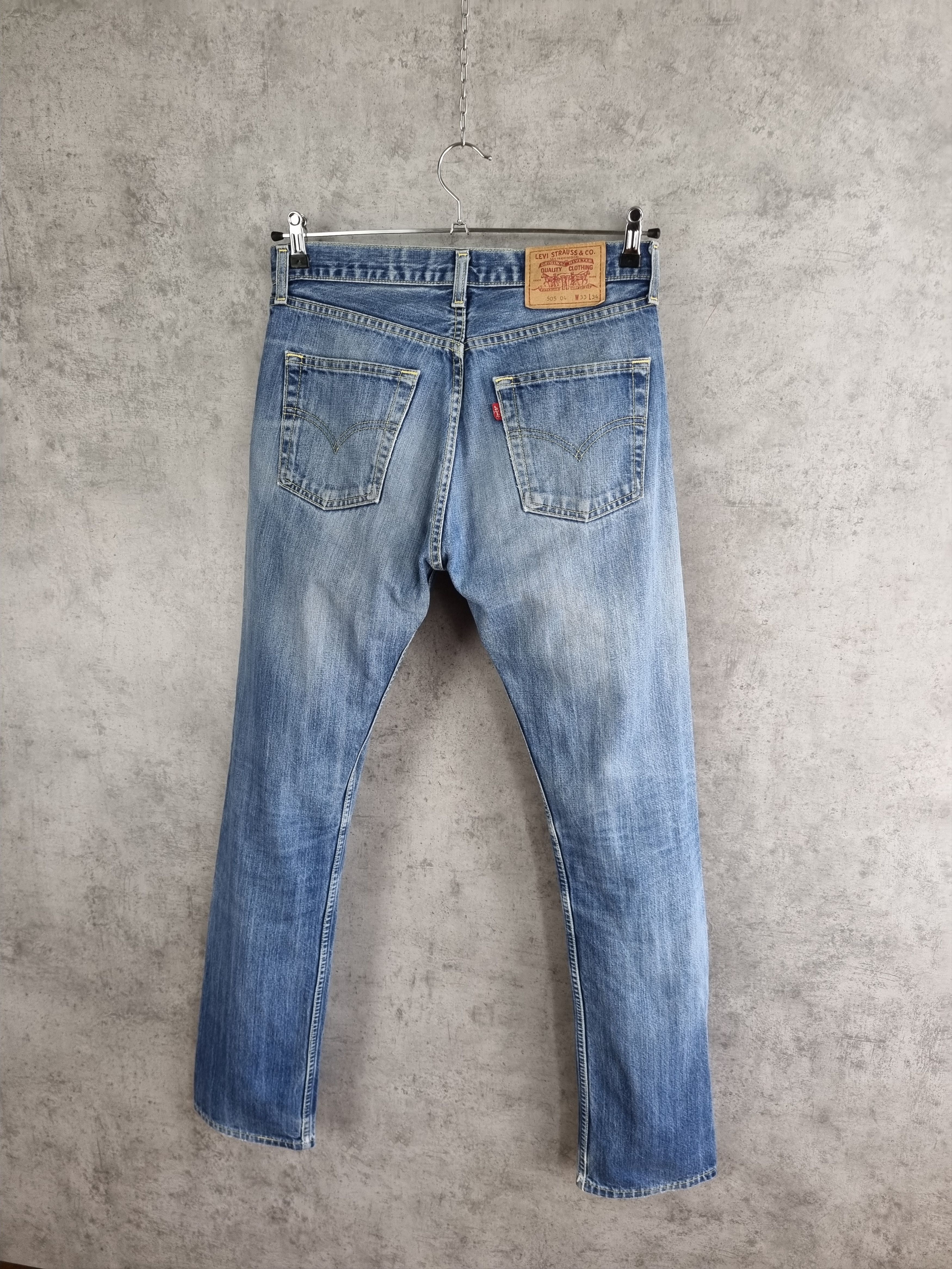 LVC × Levi's × Levi's Vintage Clothing 1998 Faded Levis 505 Thrashed Jeans CHROME HEARTS style Size US 32 / EU 48 - 21 Thumbnail
