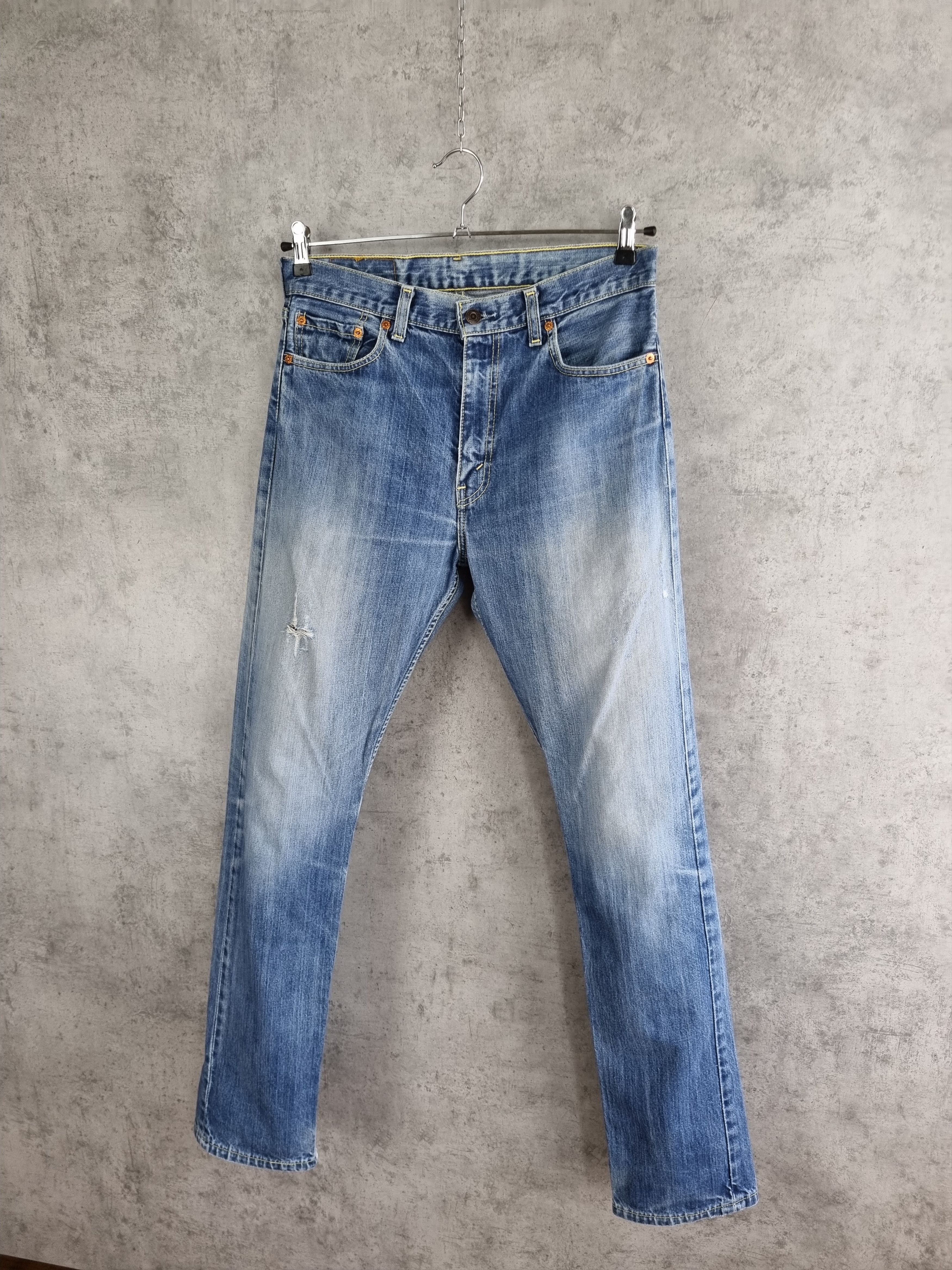 LVC × Levi's × Levi's Vintage Clothing 1998 Faded Levis 505 Thrashed Jeans CHROME HEARTS style Size US 32 / EU 48 - 19 Thumbnail