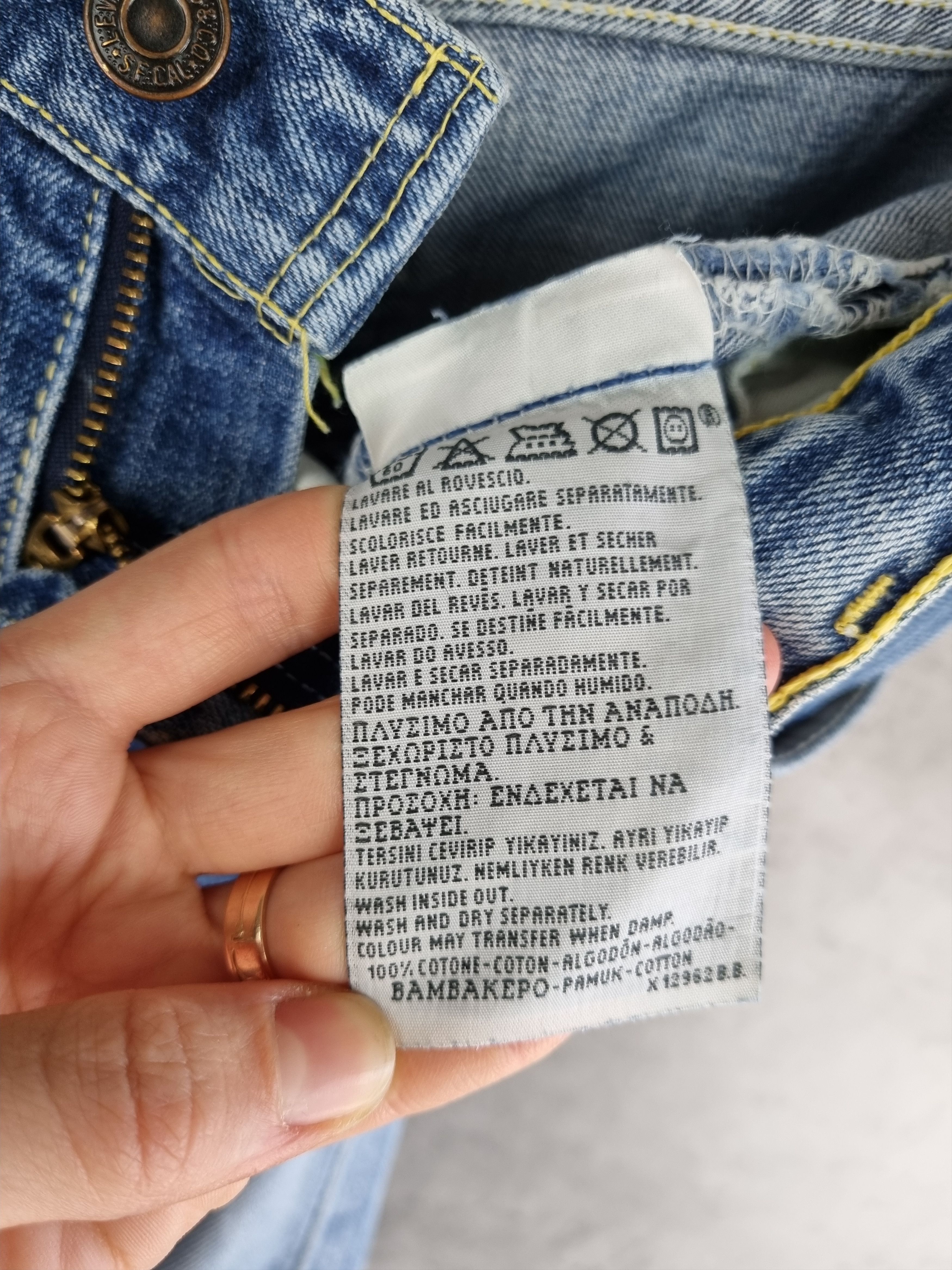 LVC × Levi's × Levi's Vintage Clothing 1998 Faded Levis 505 Thrashed Jeans CHROME HEARTS style Size US 32 / EU 48 - 13 Thumbnail