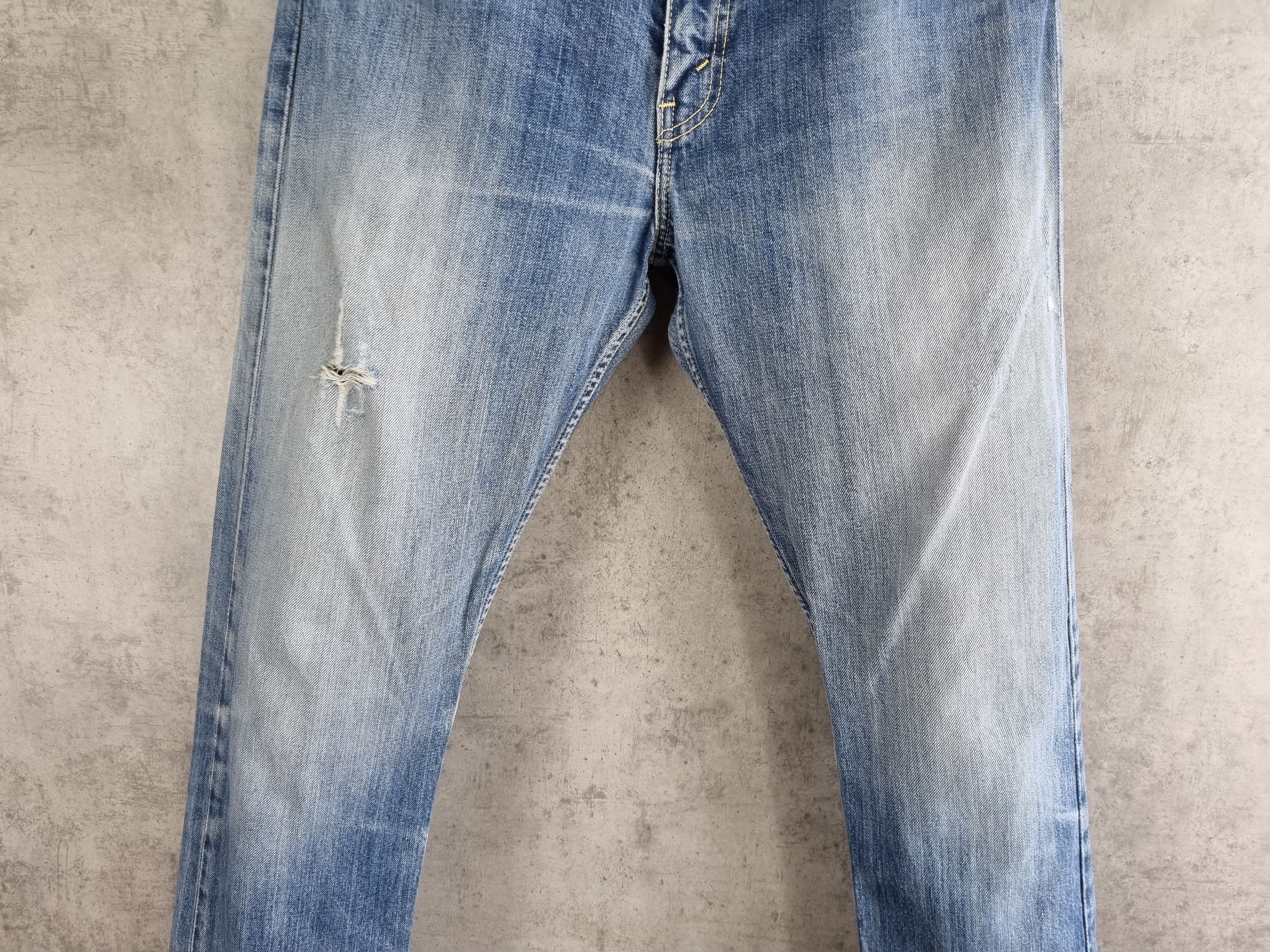 LVC × Levi's × Levi's Vintage Clothing 1998 Faded Levis 505 Thrashed Jeans CHROME HEARTS style Size US 32 / EU 48 - 3 Thumbnail