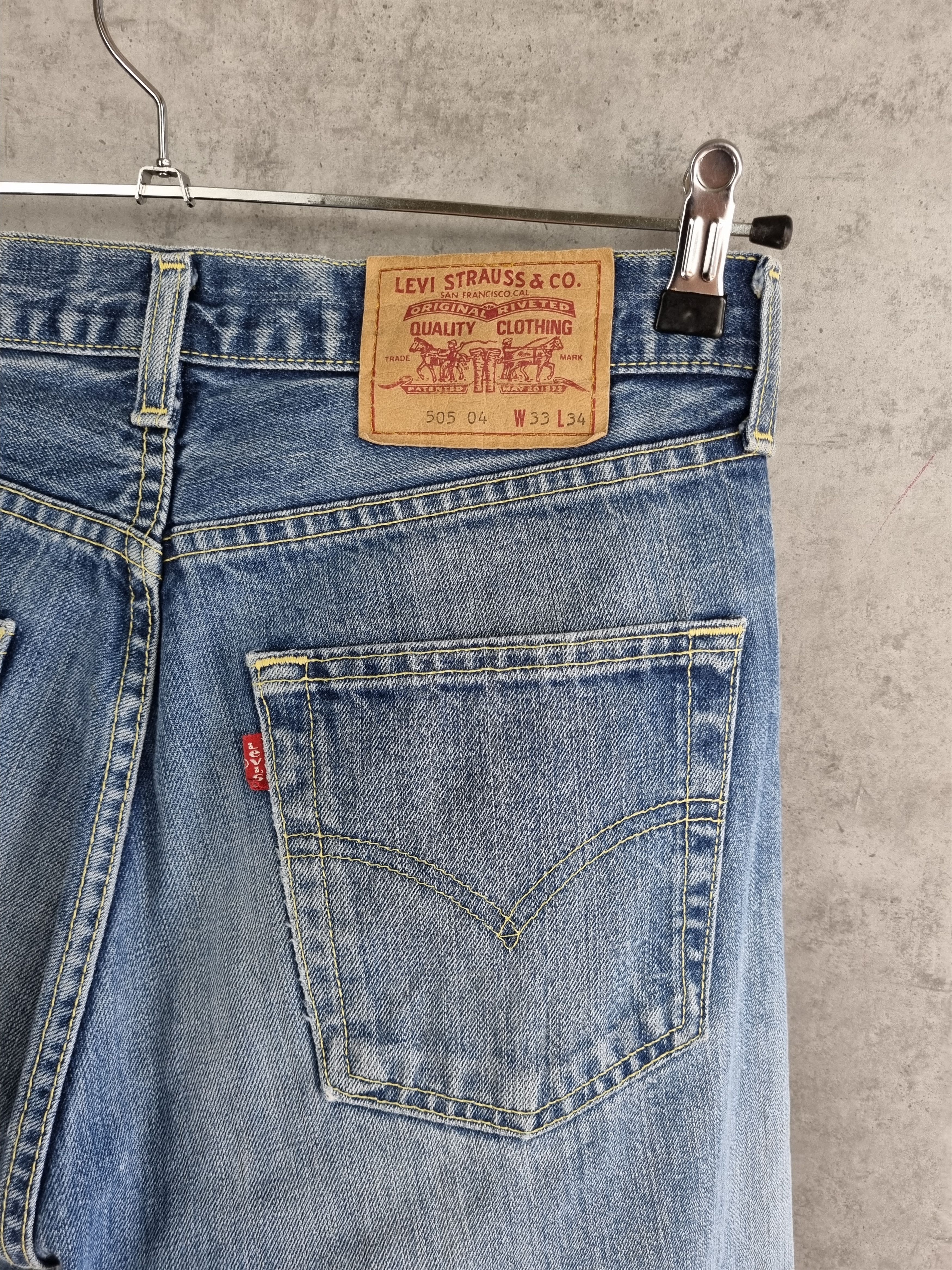 LVC × Levi's × Levi's Vintage Clothing 1998 Faded Levis 505 Thrashed Jeans CHROME HEARTS style Size US 32 / EU 48 - 10 Thumbnail