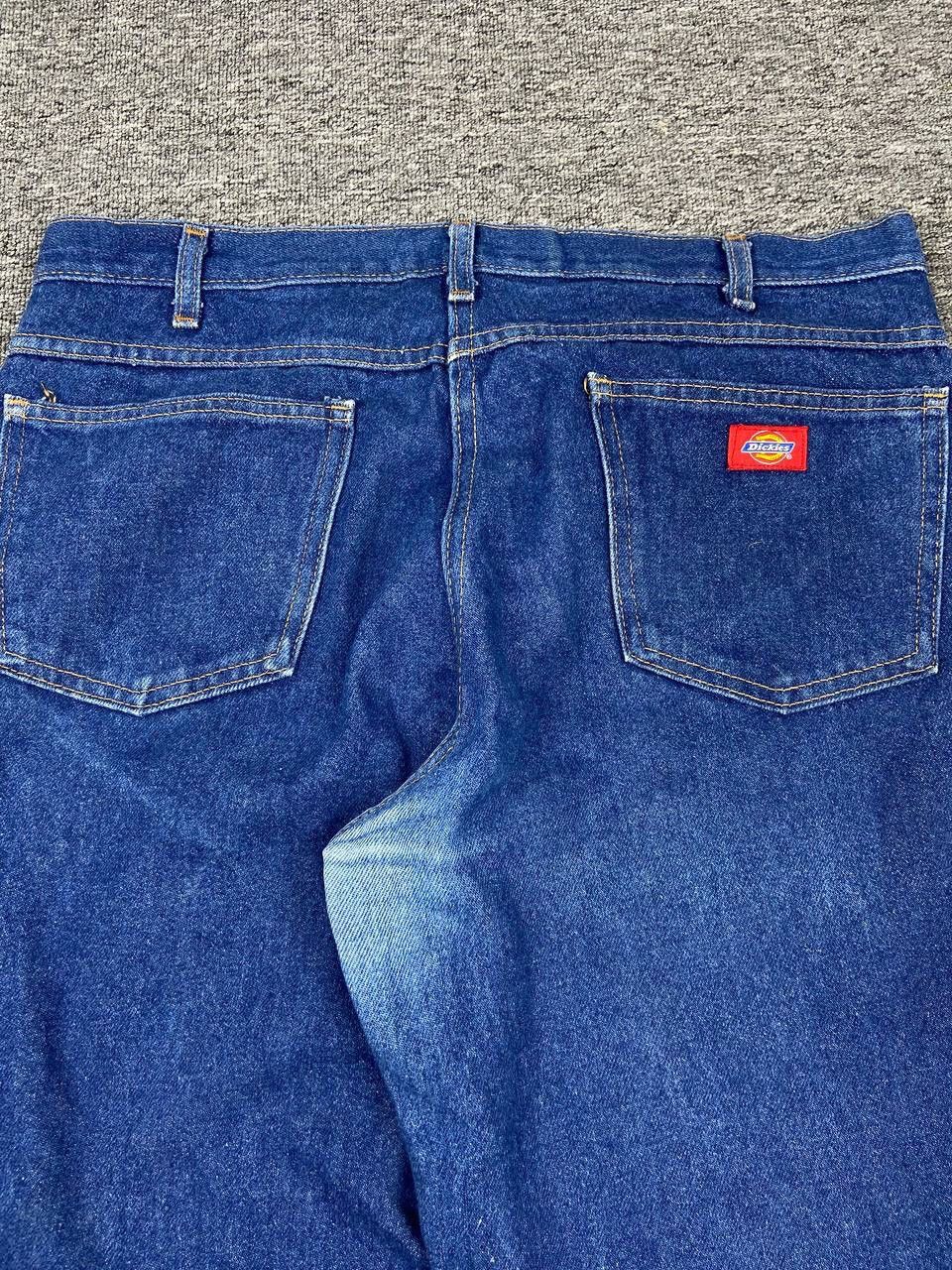 Dickies Vintage Dickies Carpenter Pant Distressed Jeans Light Wash Size US 37 - 6 Thumbnail