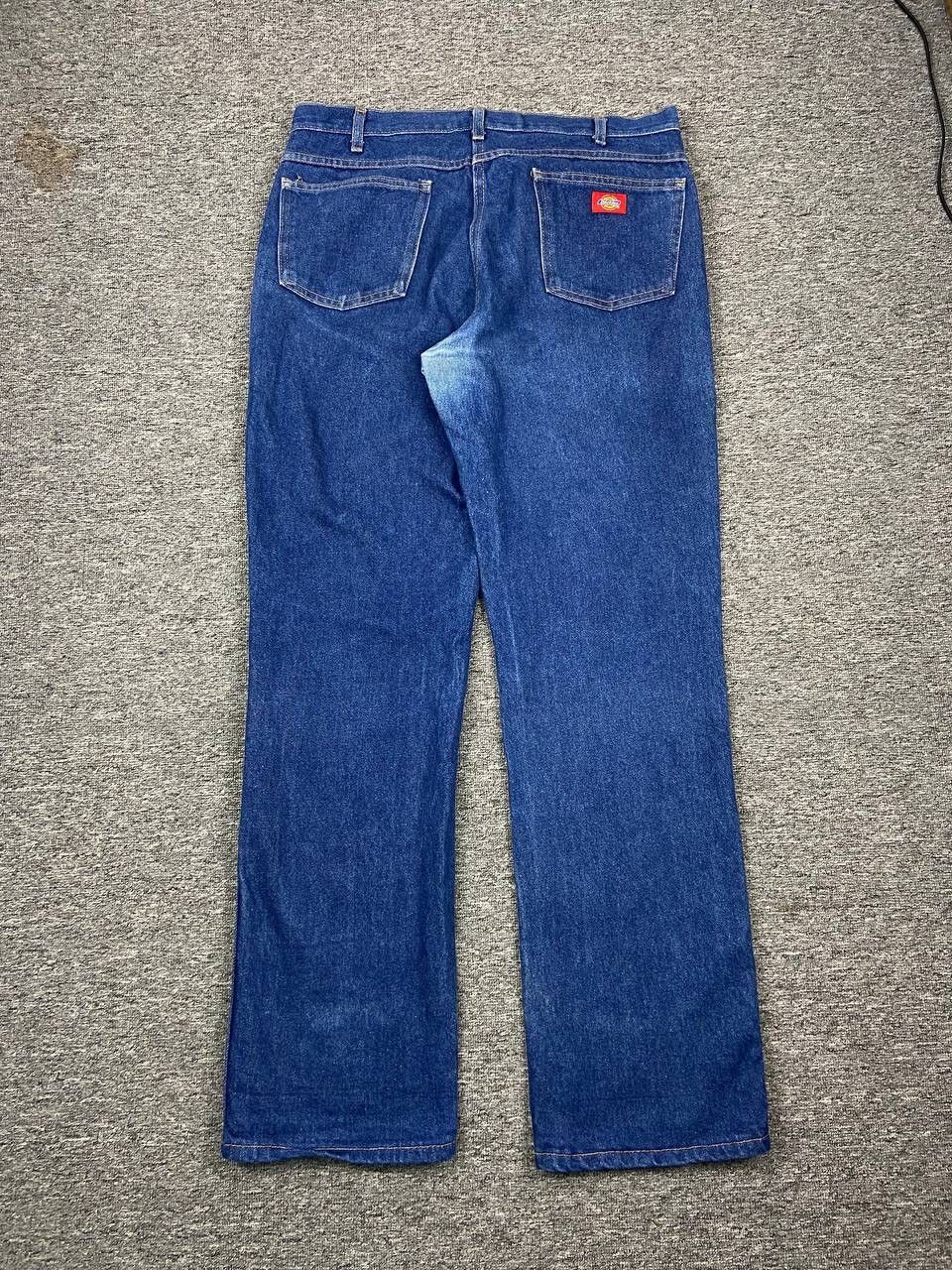 Dickies Vintage Dickies Carpenter Pant Distressed Jeans Light Wash Size US 37 - 2 Thumbnail