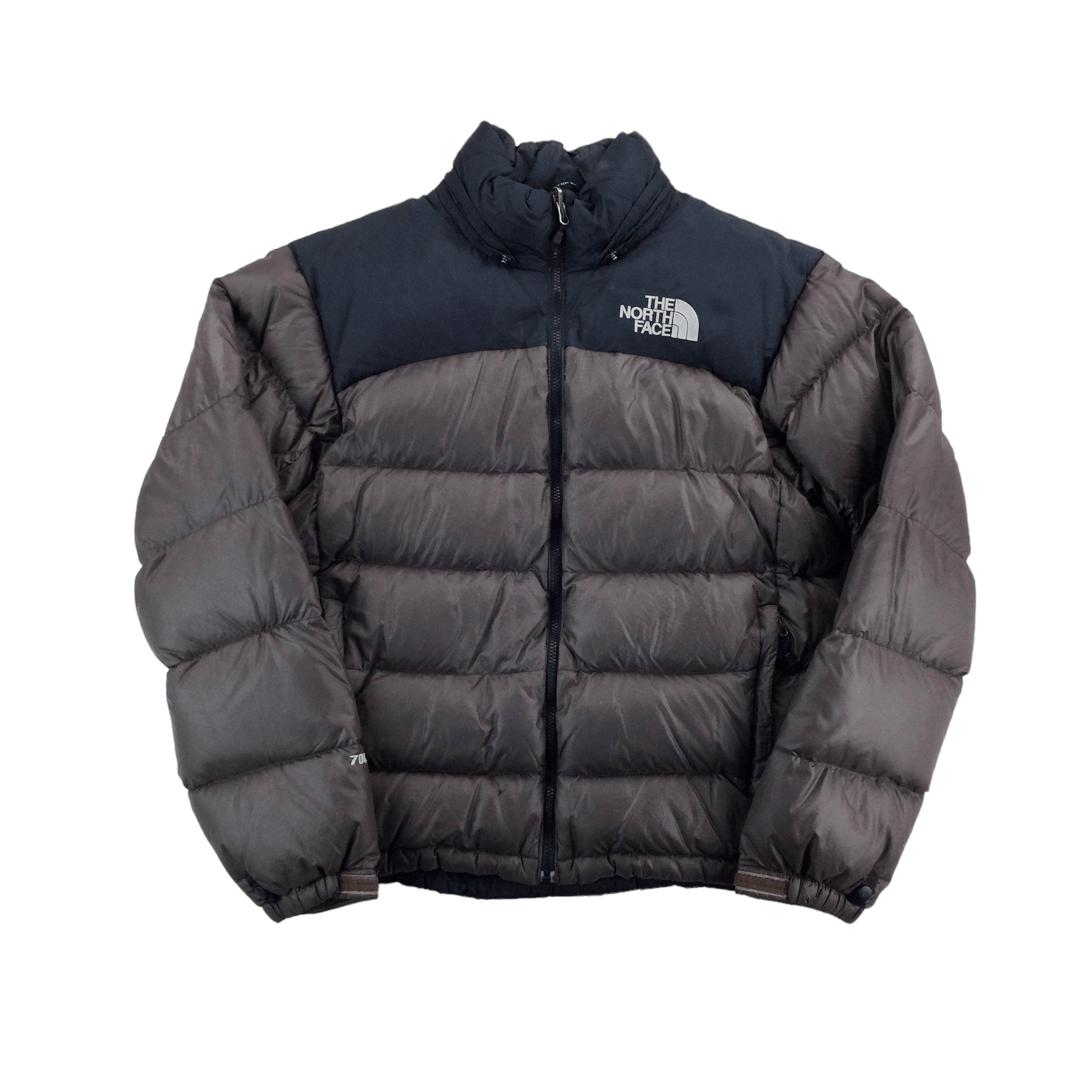 Brown The North Face Winter Puffer Nuptse 700 Jacket
