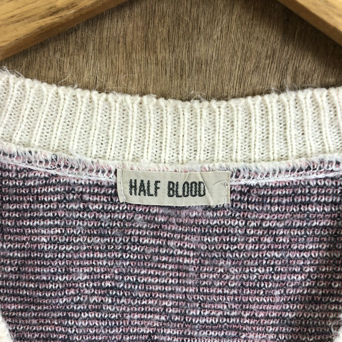 Aran Isles Knitwear × Japanese Brand Half Blood White Cardigan Knitwear #114 Size US L / EU 52-54 / 3 - 5 Thumbnail