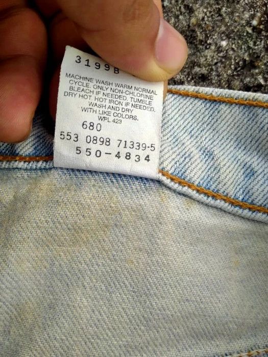 Levi's × Levi's Vintage Clothing LEVIS 550 RELAXED FIT DENIM Size US 32 / EU 48 - 5 Thumbnail