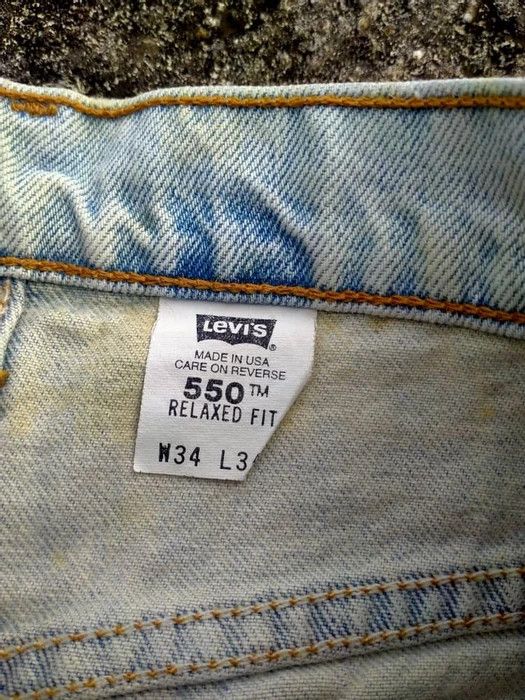 Levi's × Levi's Vintage Clothing LEVIS 550 RELAXED FIT DENIM Size US 32 / EU 48 - 4 Thumbnail