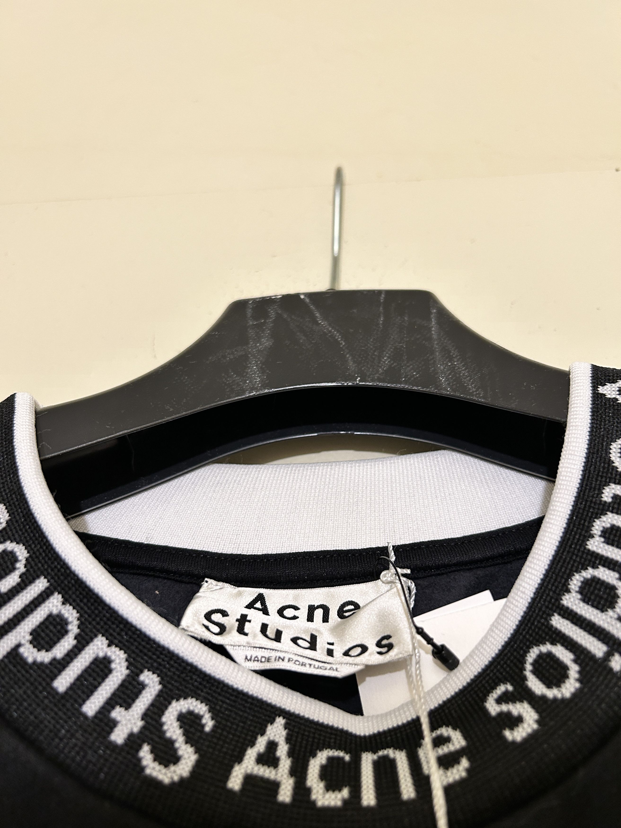 Acne Studios Acne Studios FULTON logo sweatshirt black Size US L / EU 52-54 / 3 - 5 Thumbnail
