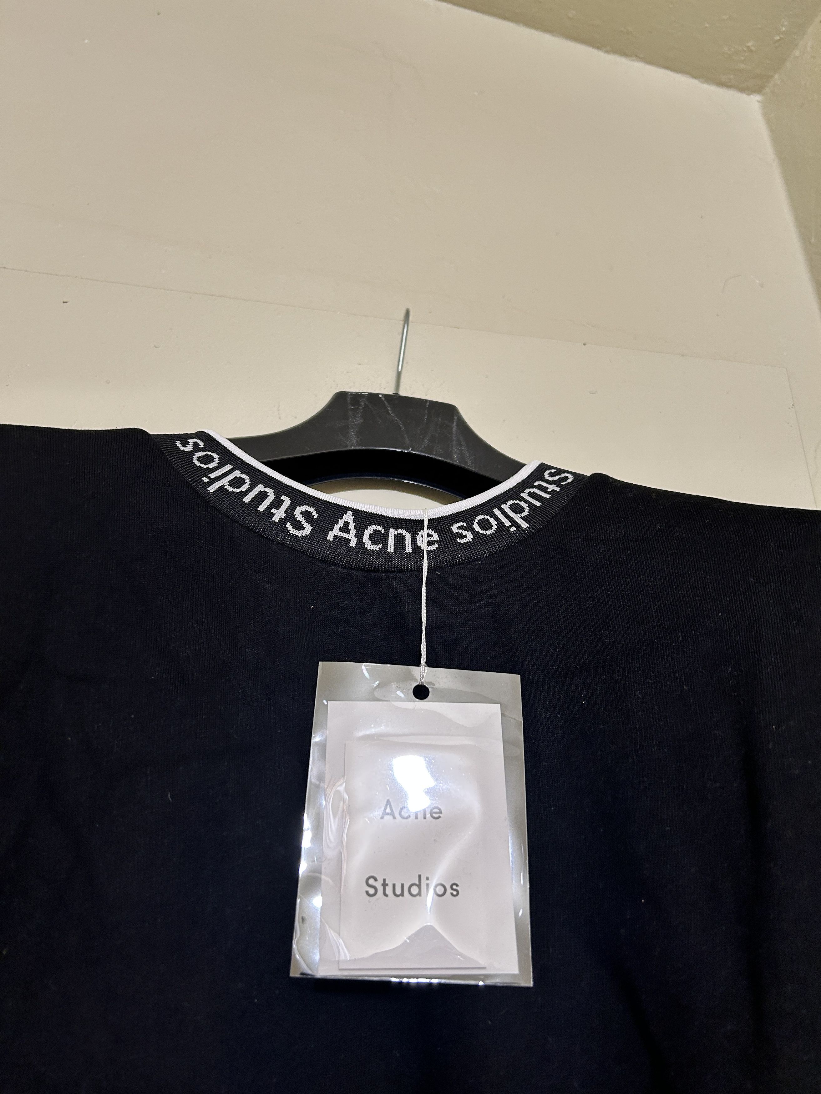 Acne Studios Acne Studios FULTON logo sweatshirt black Size US L / EU 52-54 / 3 - 4 Thumbnail