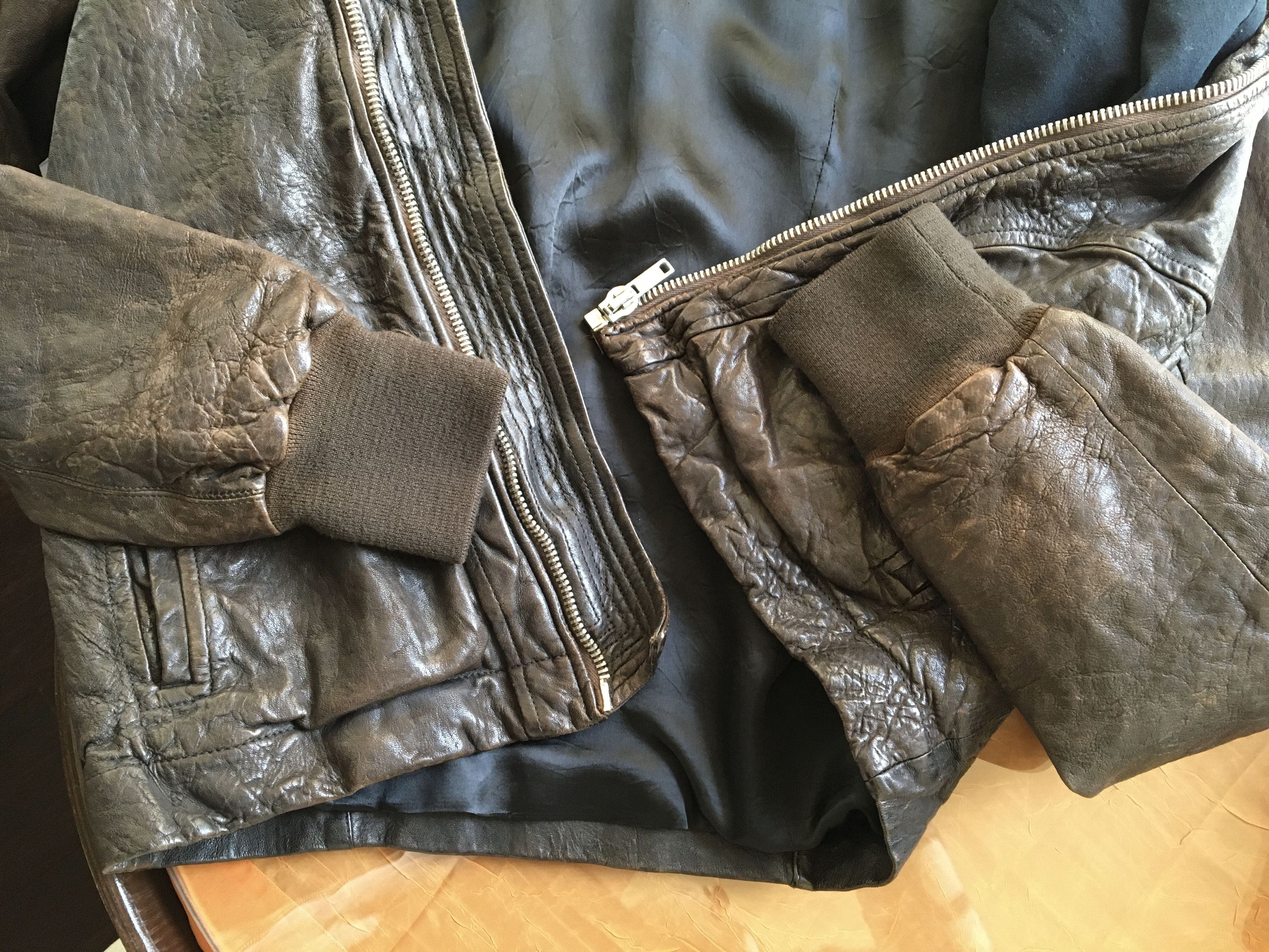 Rick Owens blistered lamb leather New Wool Jacket Size US S / EU 44-46 / 1 - 8 Thumbnail