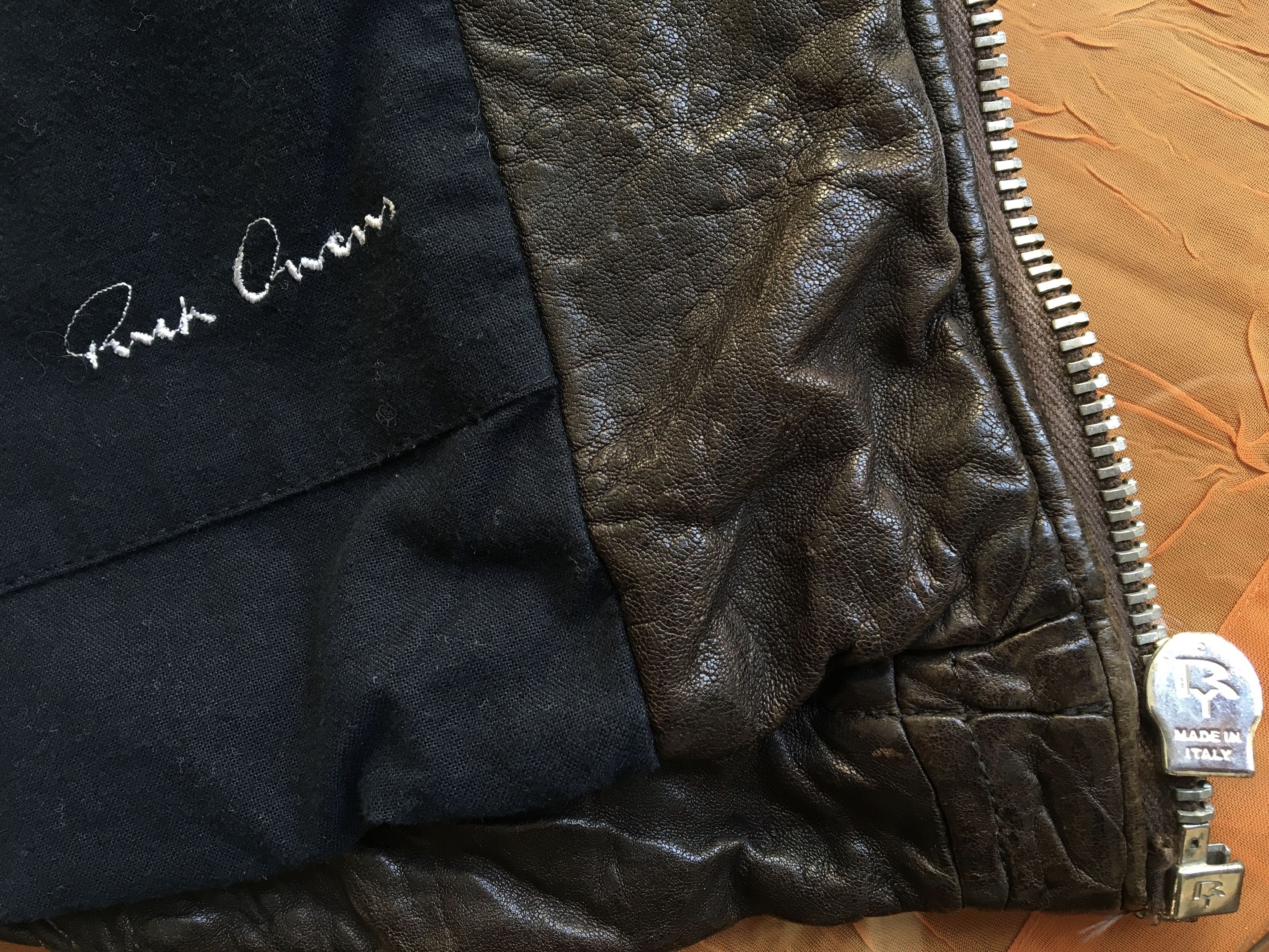 Rick Owens blistered lamb leather New Wool Jacket Size US S / EU 44-46 / 1 - 7 Thumbnail