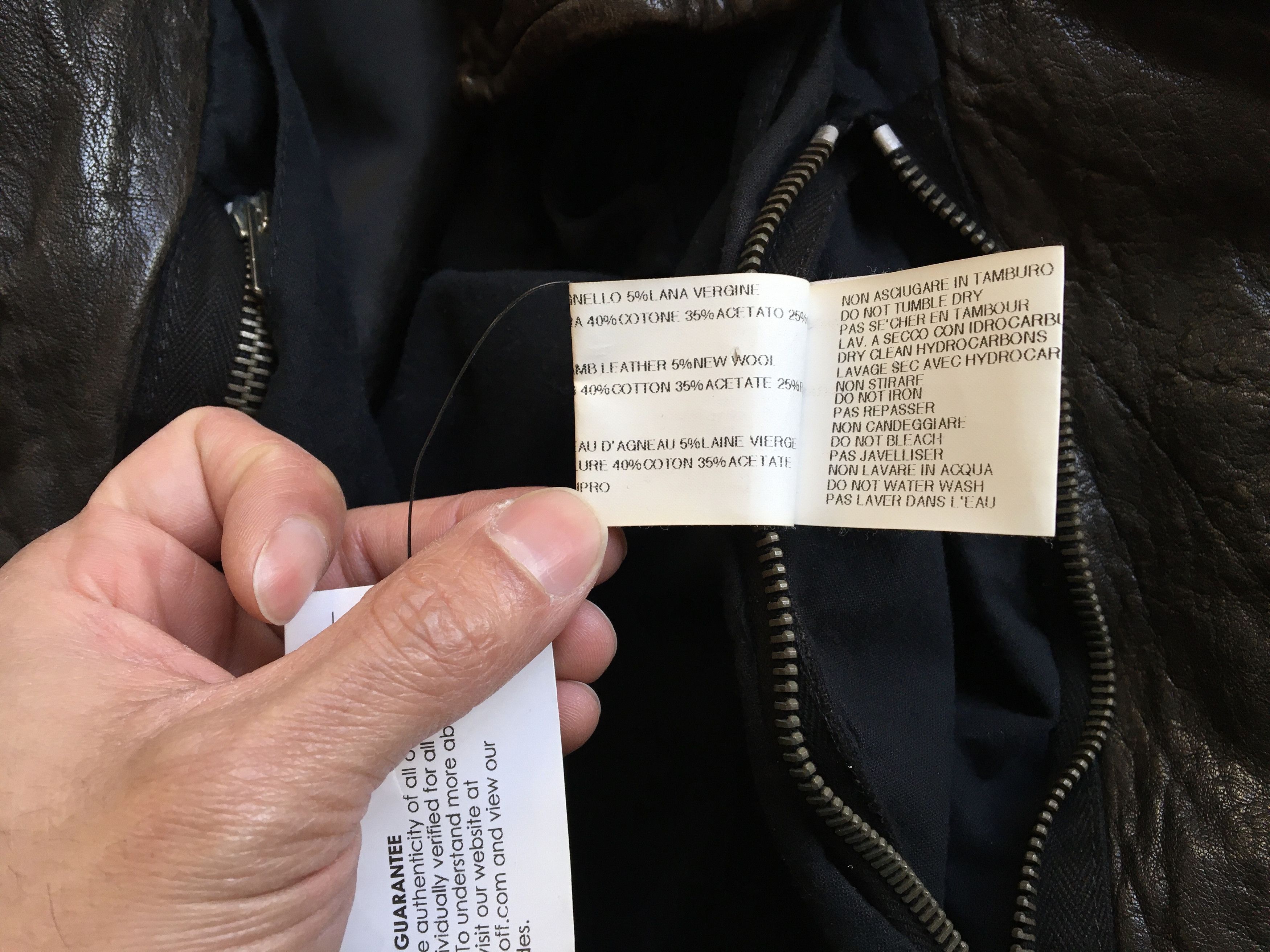 Rick Owens blistered lamb leather New Wool Jacket Size US S / EU 44-46 / 1 - 11 Thumbnail