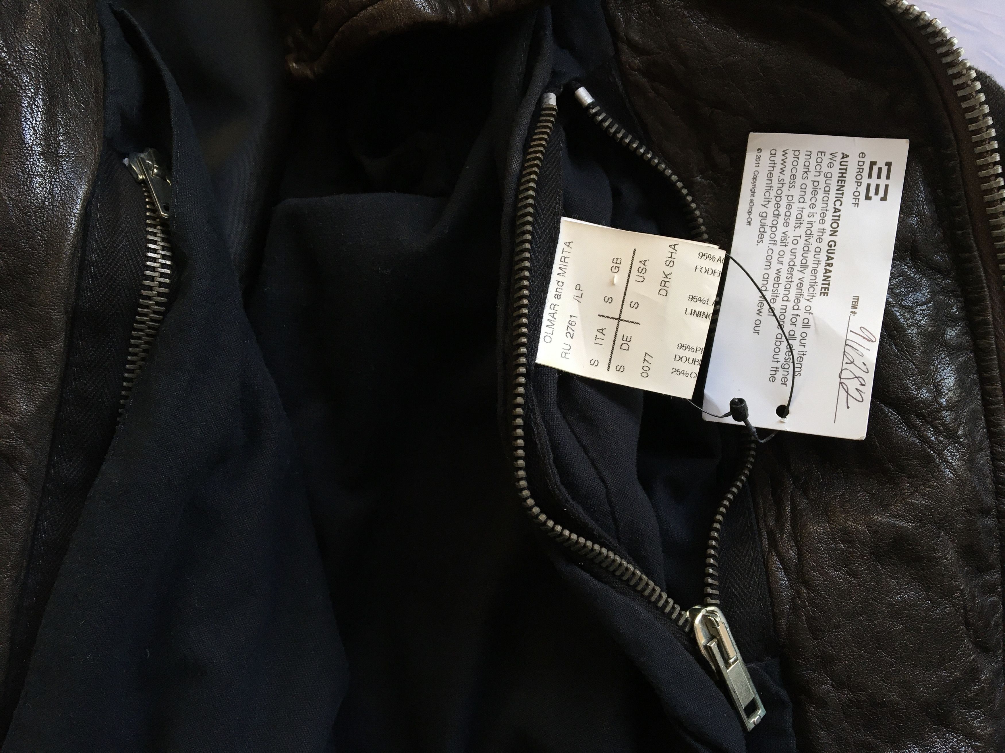 Rick Owens blistered lamb leather New Wool Jacket Size US S / EU 44-46 / 1 - 10 Thumbnail