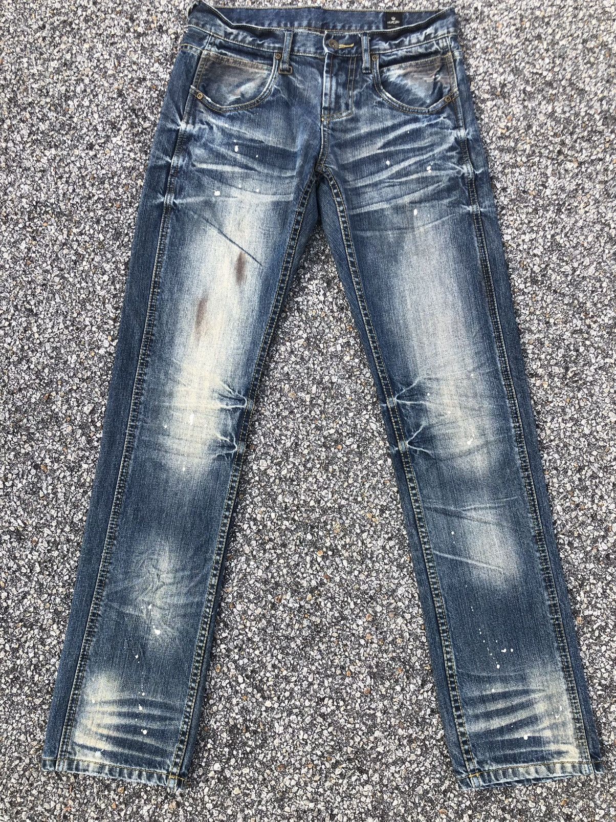 semanticdesign Japanese Semantic Design Punk Style Distressed Jeans Size US 30 / EU 46 - 1 Thumbnail